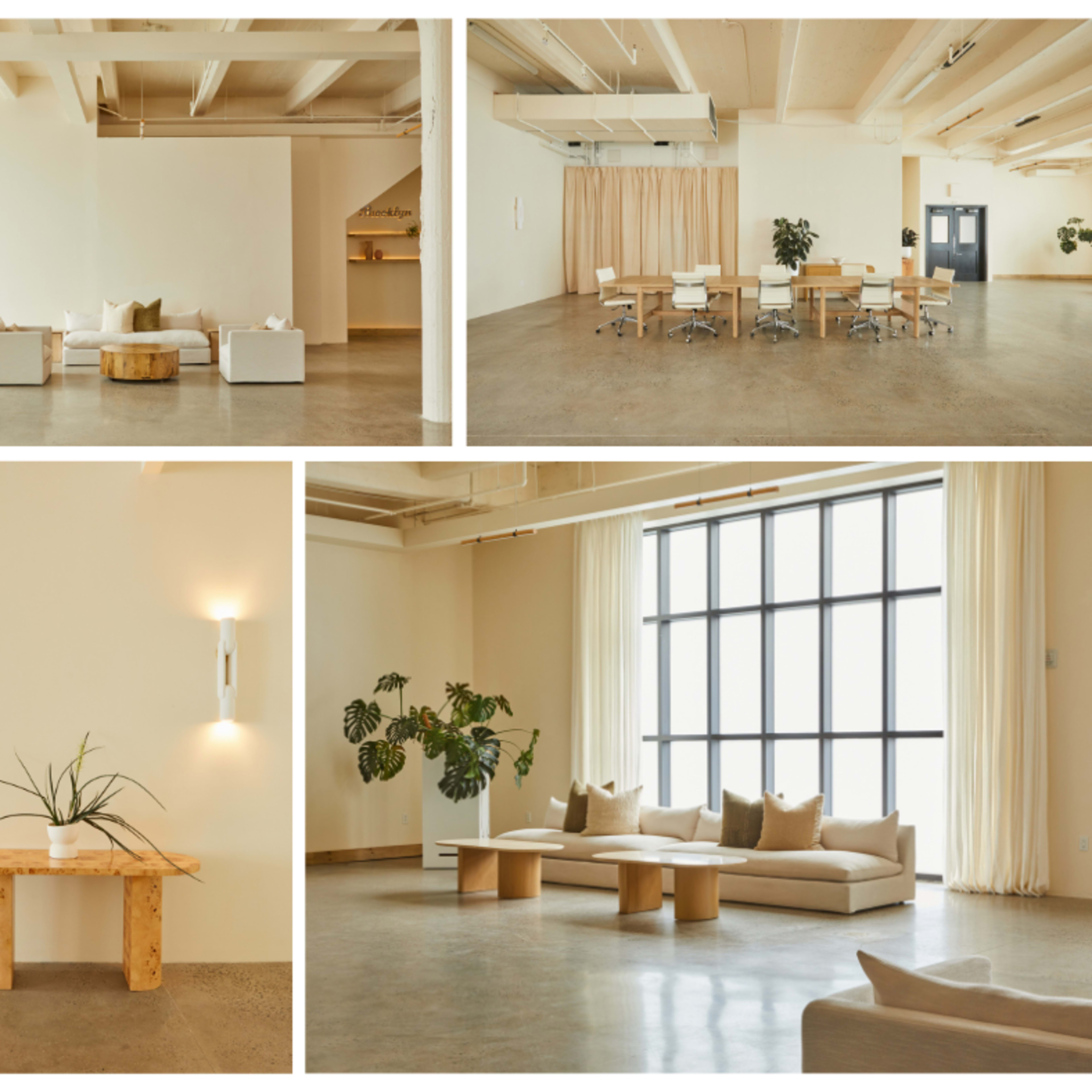 Beautiful open loft space with large frosted front windows in Fort Greene, Brooklyn Image in Fort Greene, Brooklyn, NY
