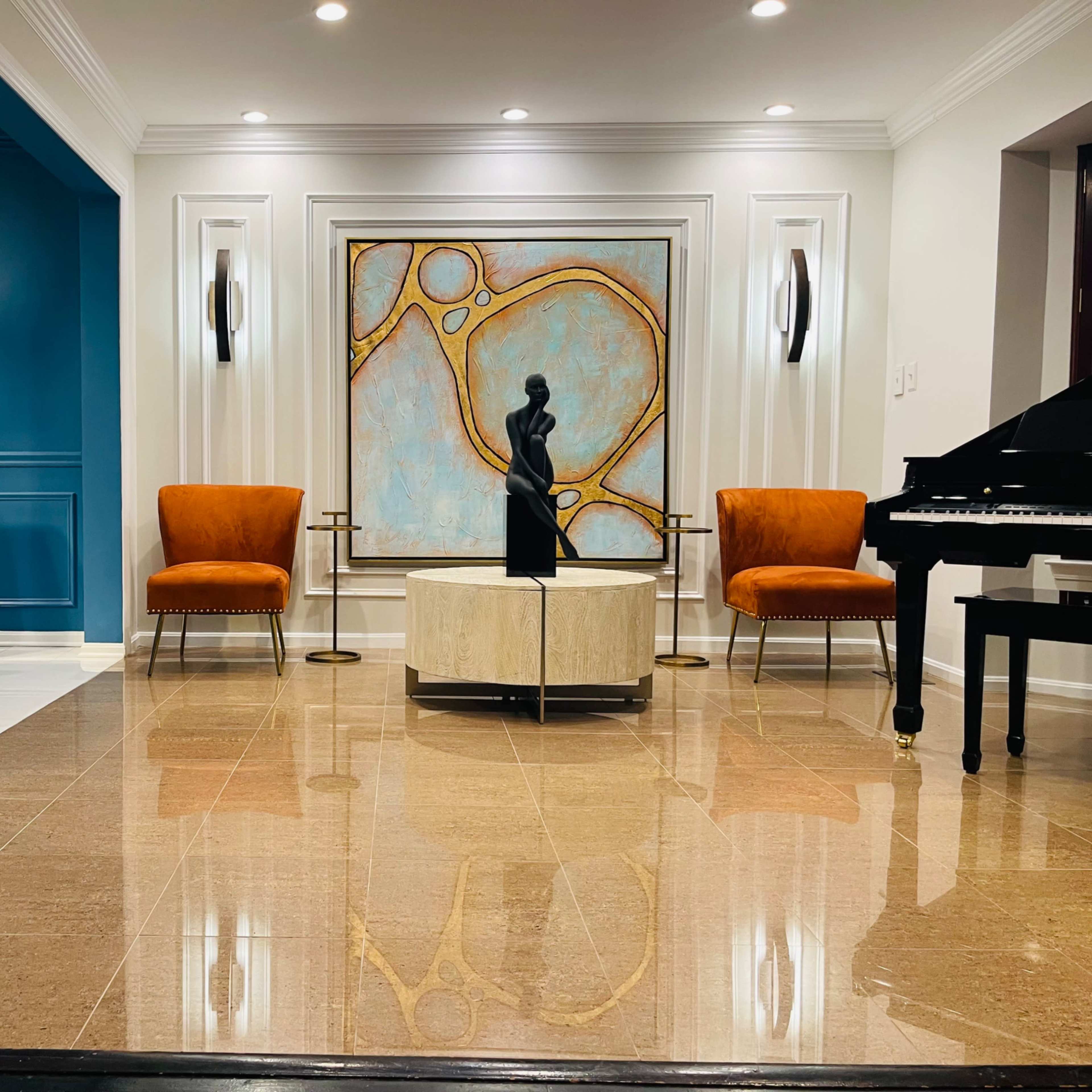 Artistic Designer Townhome with Piano, Sculptures Image in Forestville, District Heights, MD