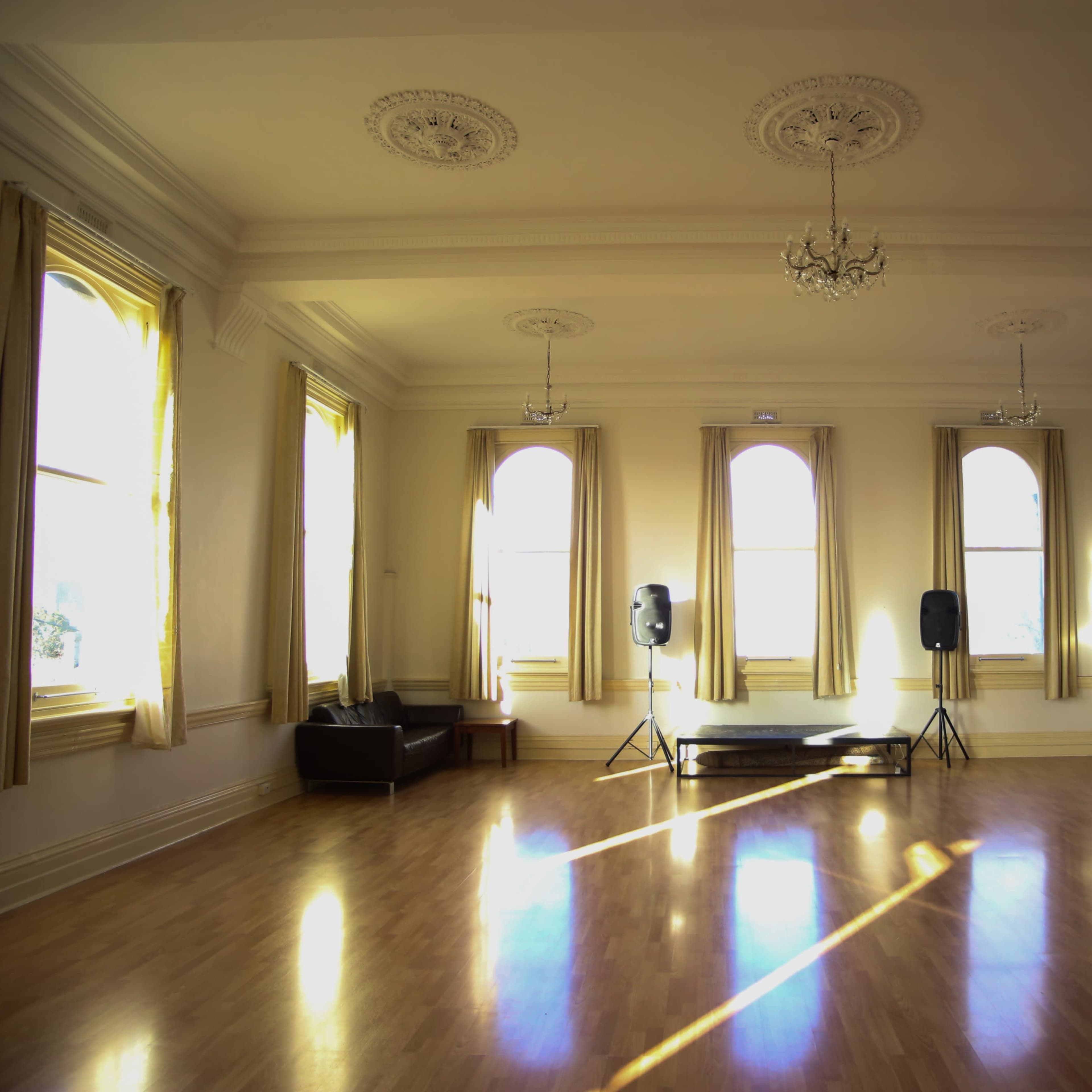 Large light-filled space in Fitzroy - the Emerald Hall Image in Fitzroy, Melbourne, VIC