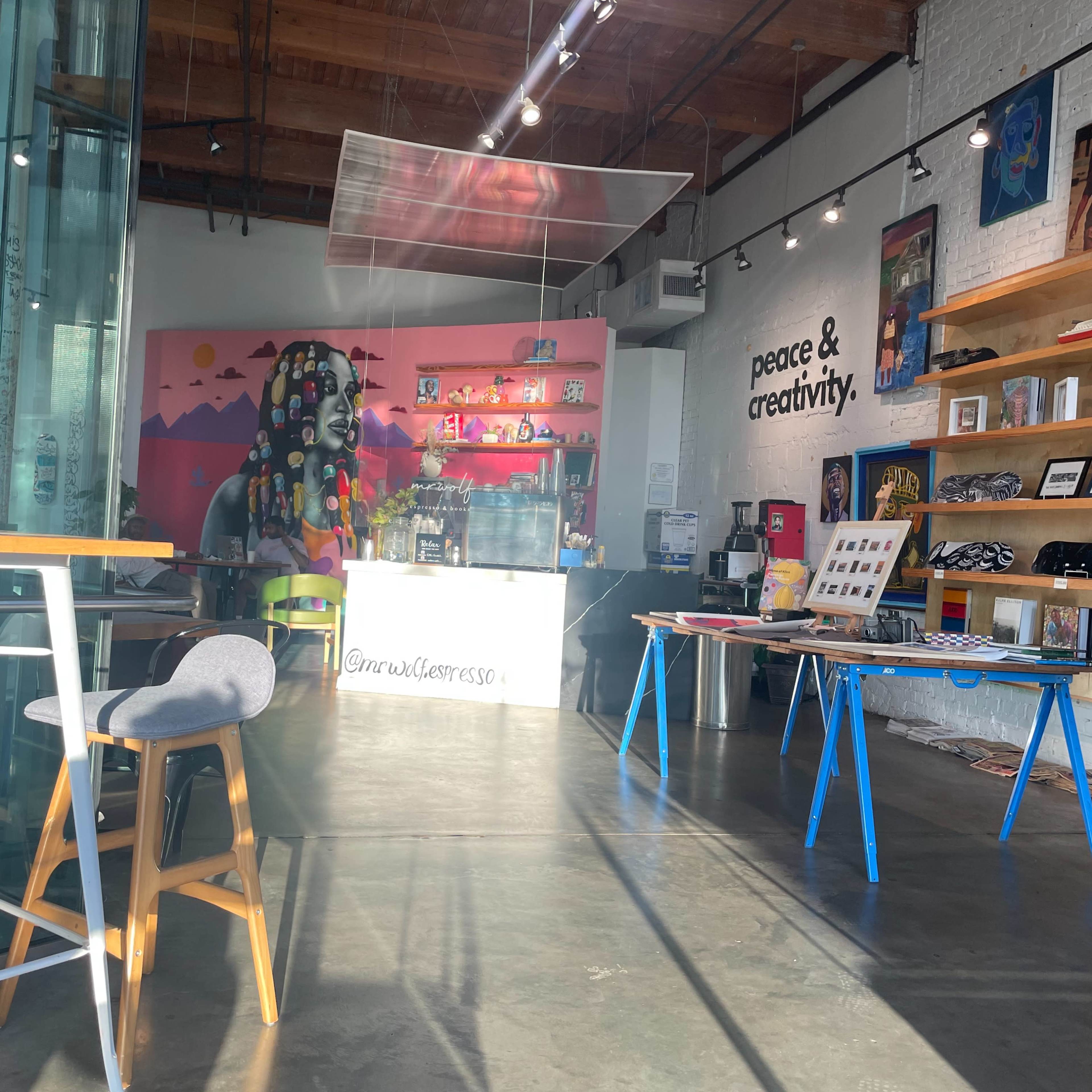 Art-Filled Café Perfect for Meetups, Shoots, Pop-Ups, and Creative Work Image in Central Business District, New Orleans, LA