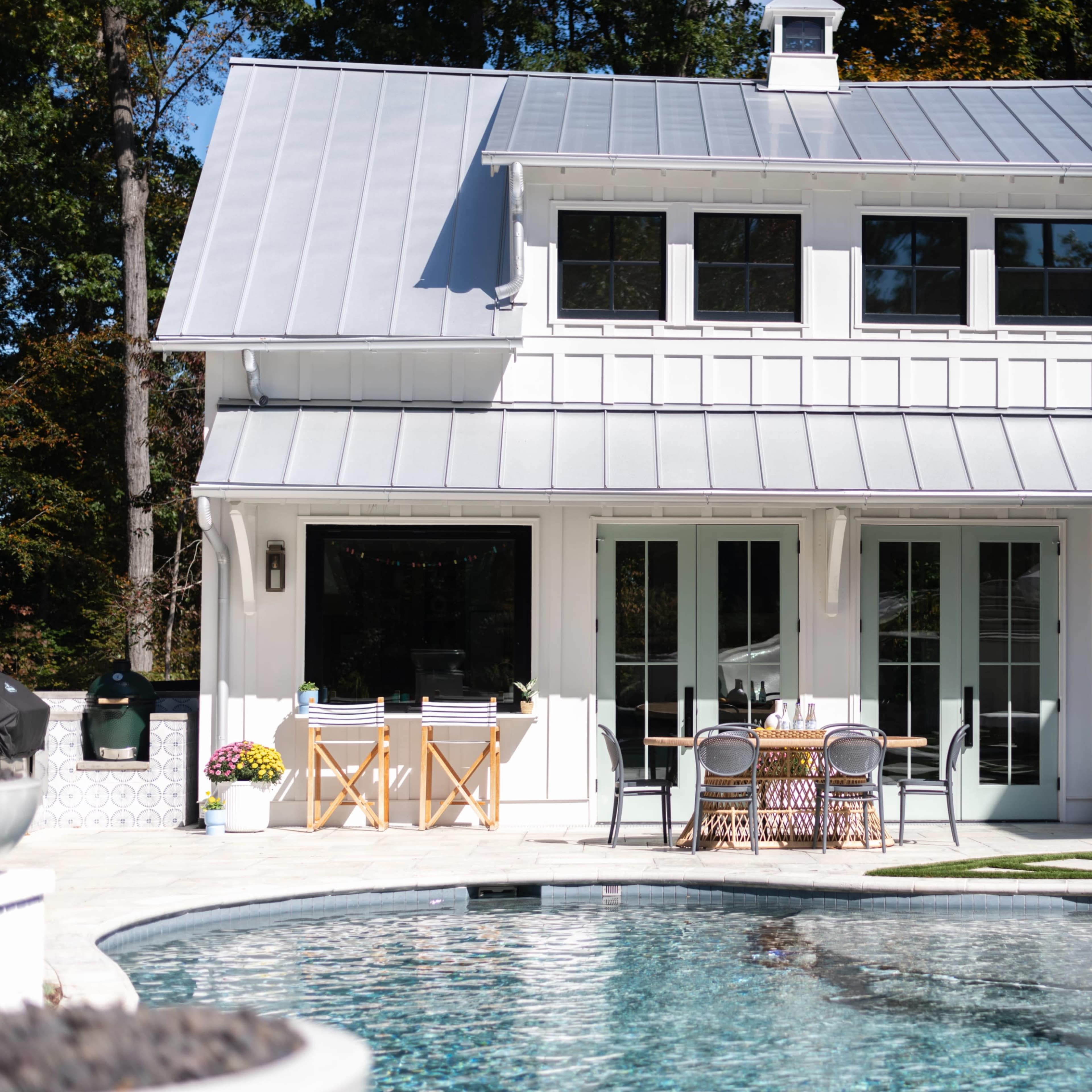 Backyard Oasis-Pool and Poolhouse Image in Milton, Milton, GA