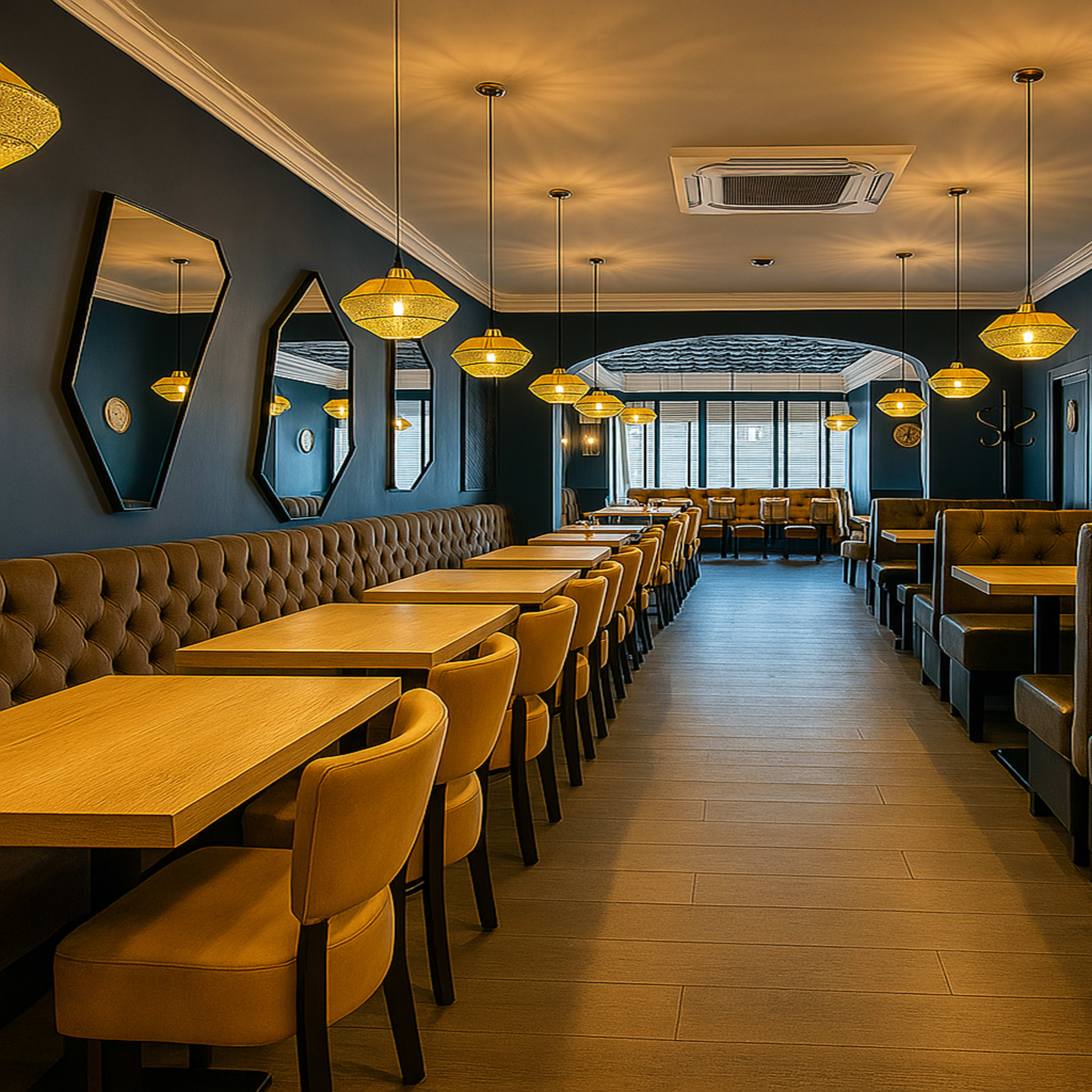 Modern Chic Restaurant Space Central London Image in London, London, England