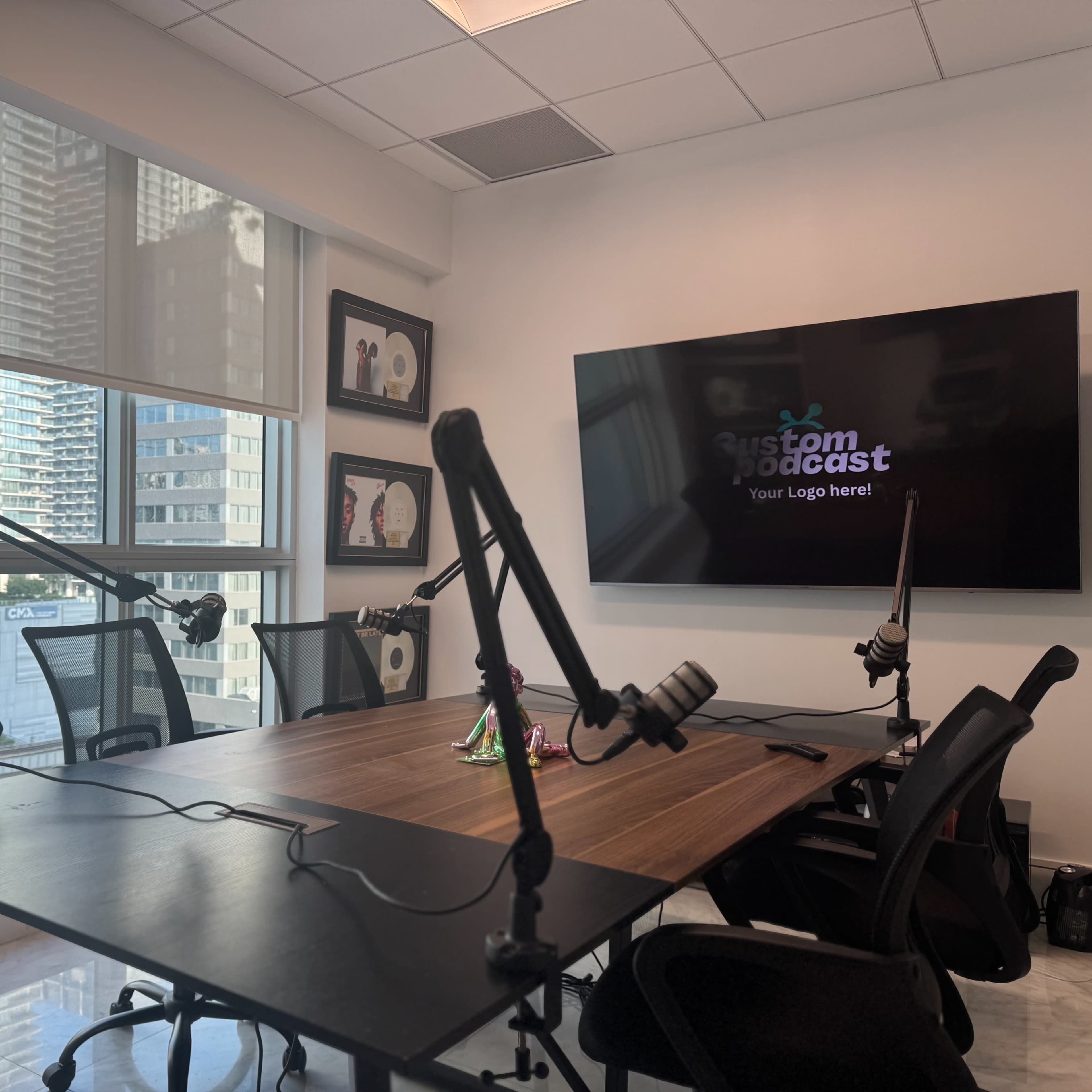 Miami Podcast Recording Image in Downtown Miami, Miami, FL