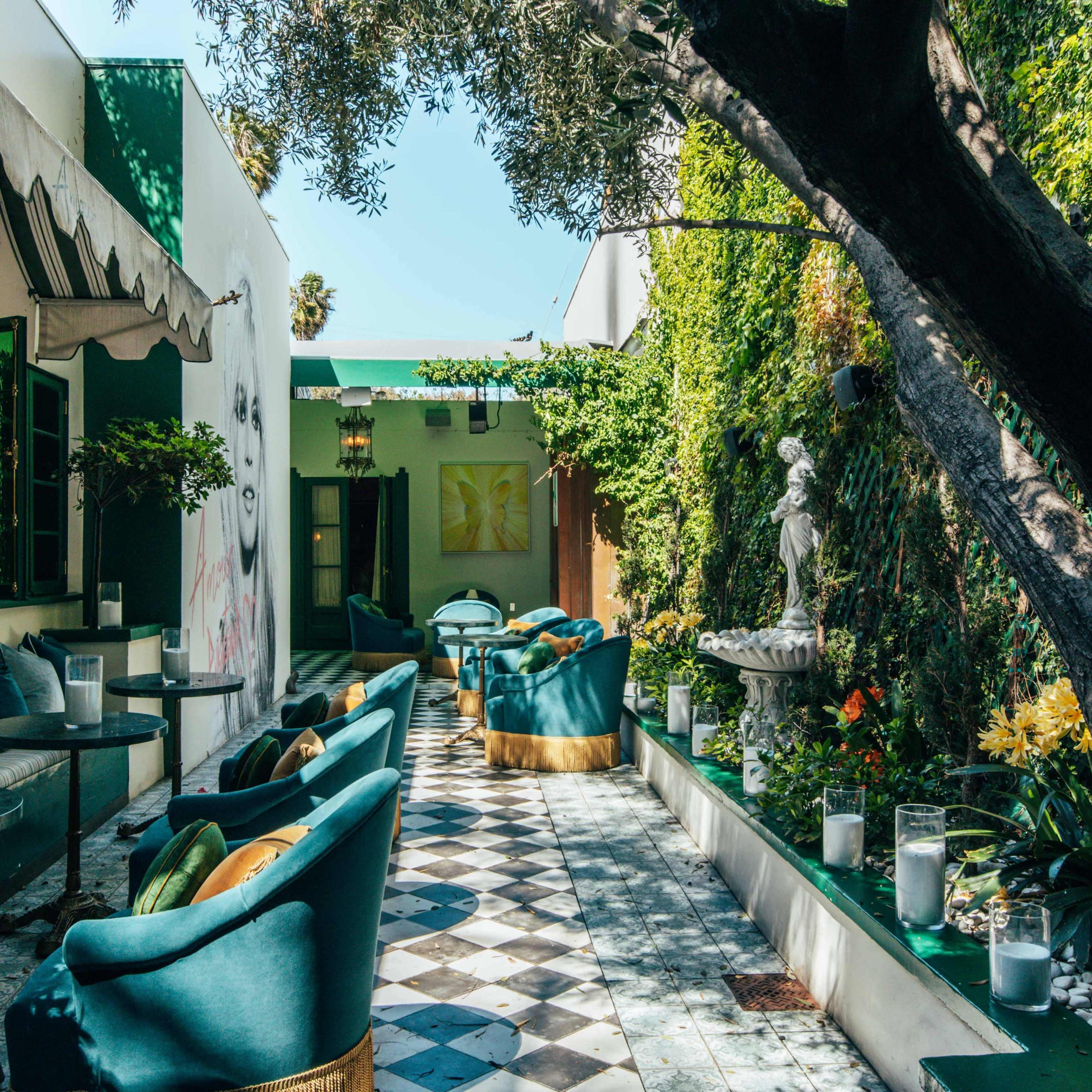 Full Buyout of Elevated French Basserie Venue with Stunning indoor outdoor Décor Image in Central LA, West Hollywood, CA