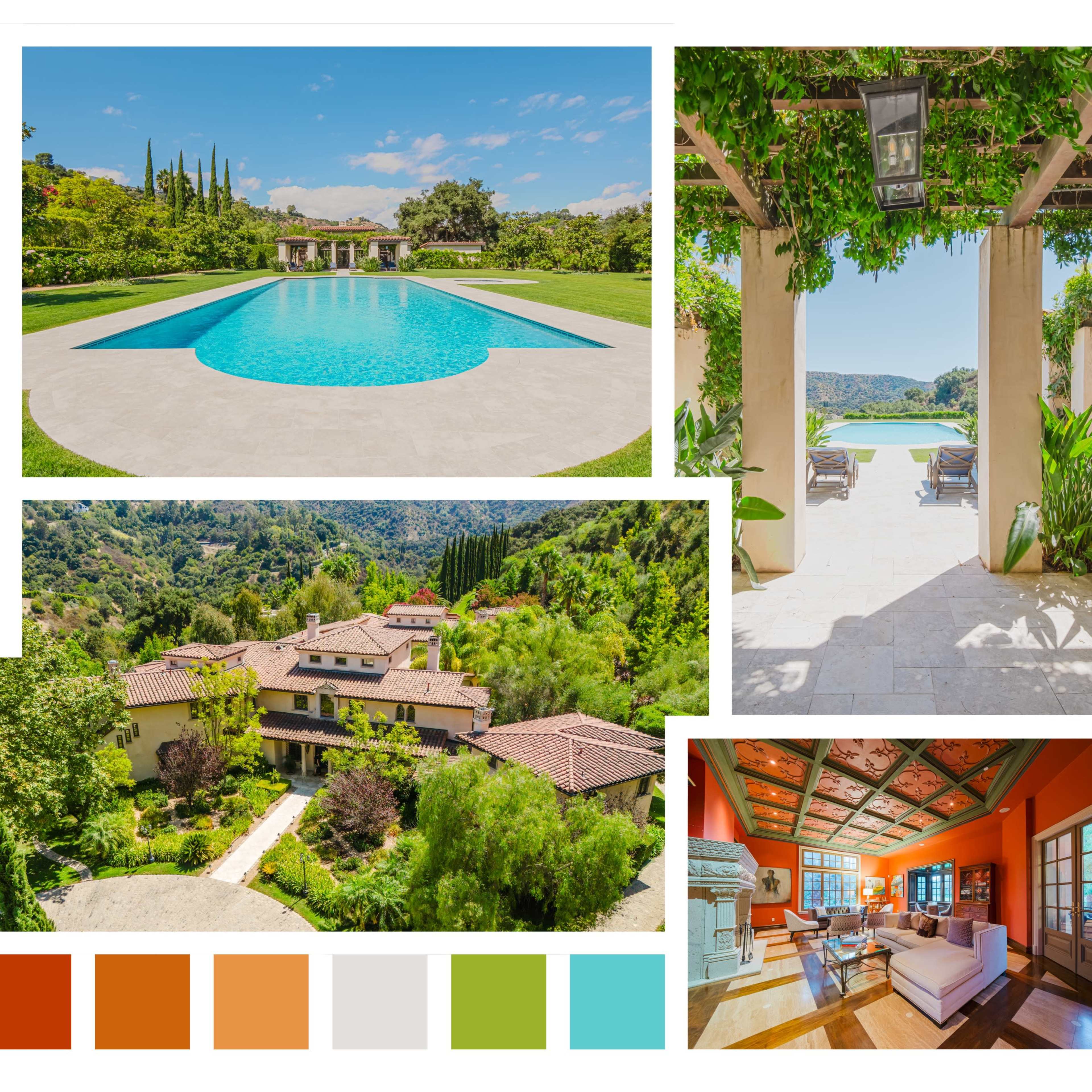 MEDITERRANEAN ESCAPE WITH ICONIC CANYON VIEWS Image in Beverly Crest, Beverly Hills, CA