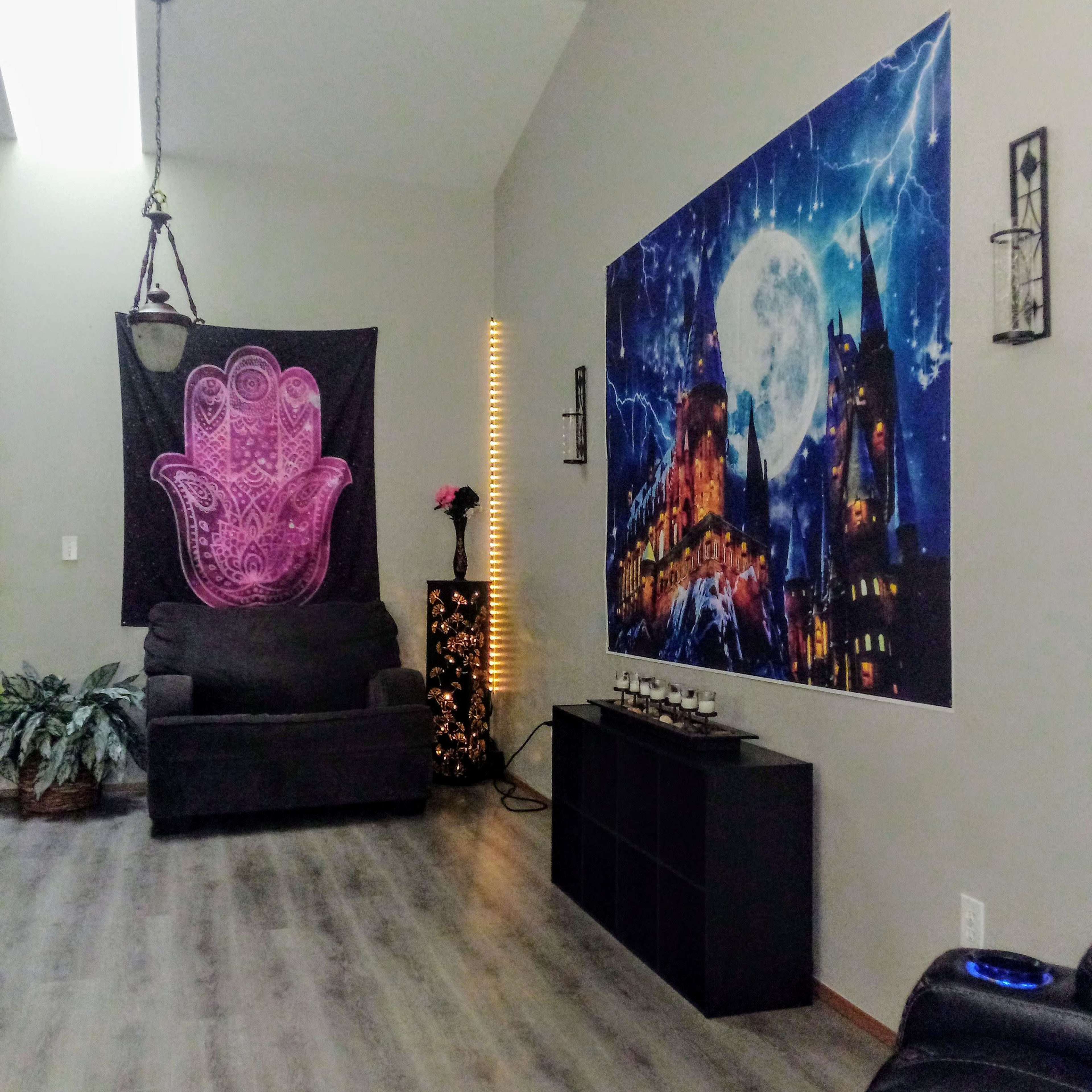 Euphoric Living Room With Indoor Fireplace in South Hill Image in , South Hill, WA