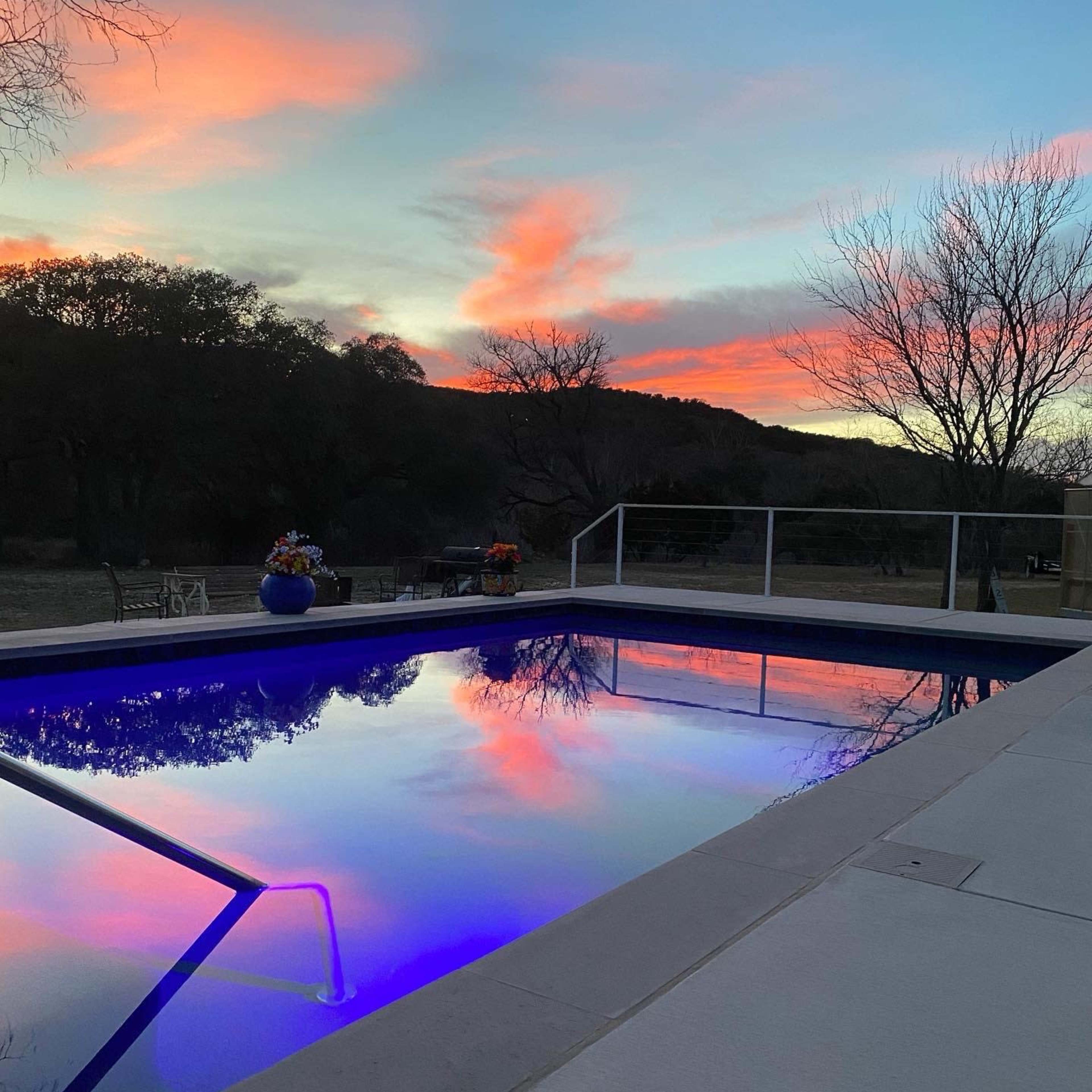 Hill Country Serene Pool With A View Image in Bertram, Bertram, TX