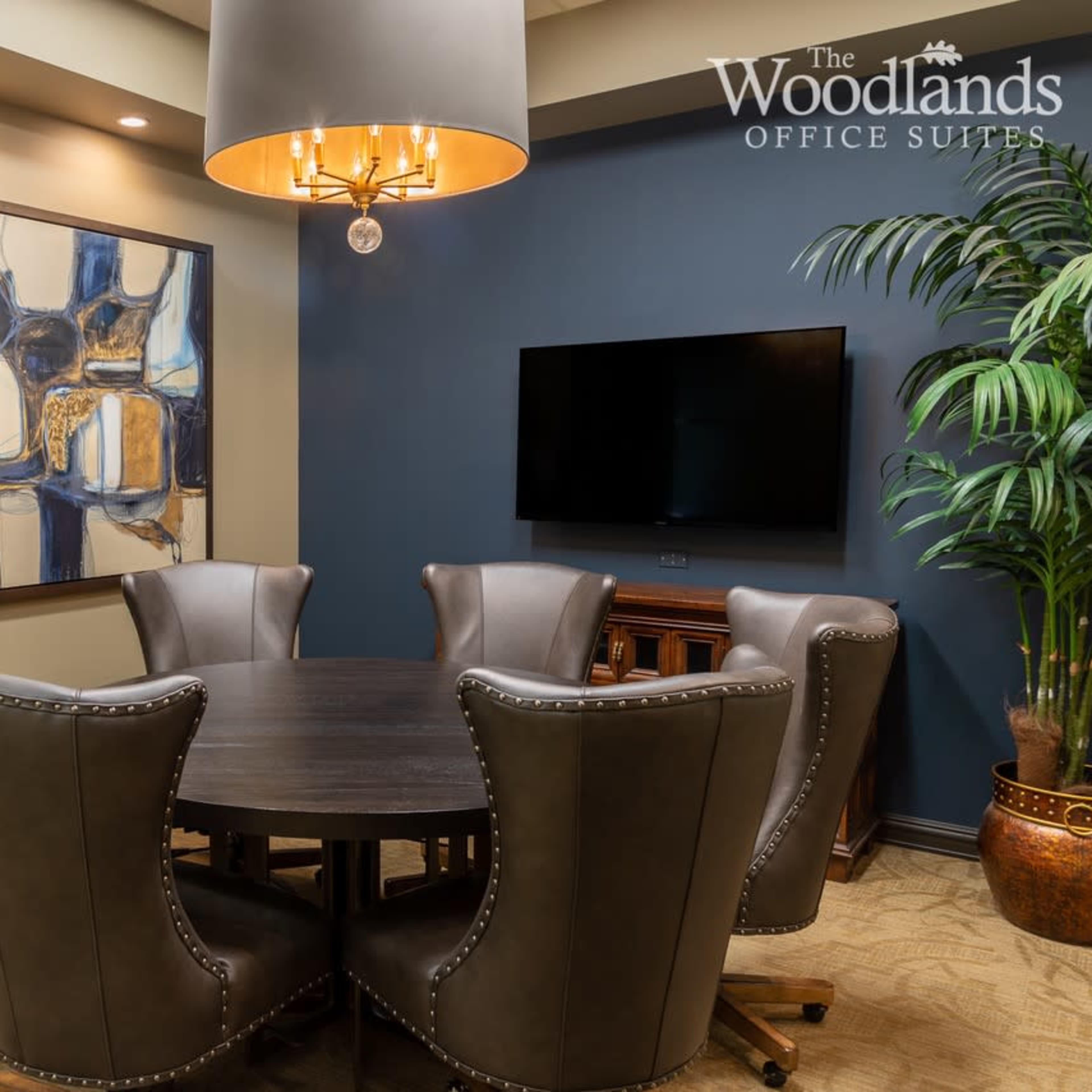 Impress Your Clients In Our Spacious Conference Room Image in Town Center, The Woodlands, TX