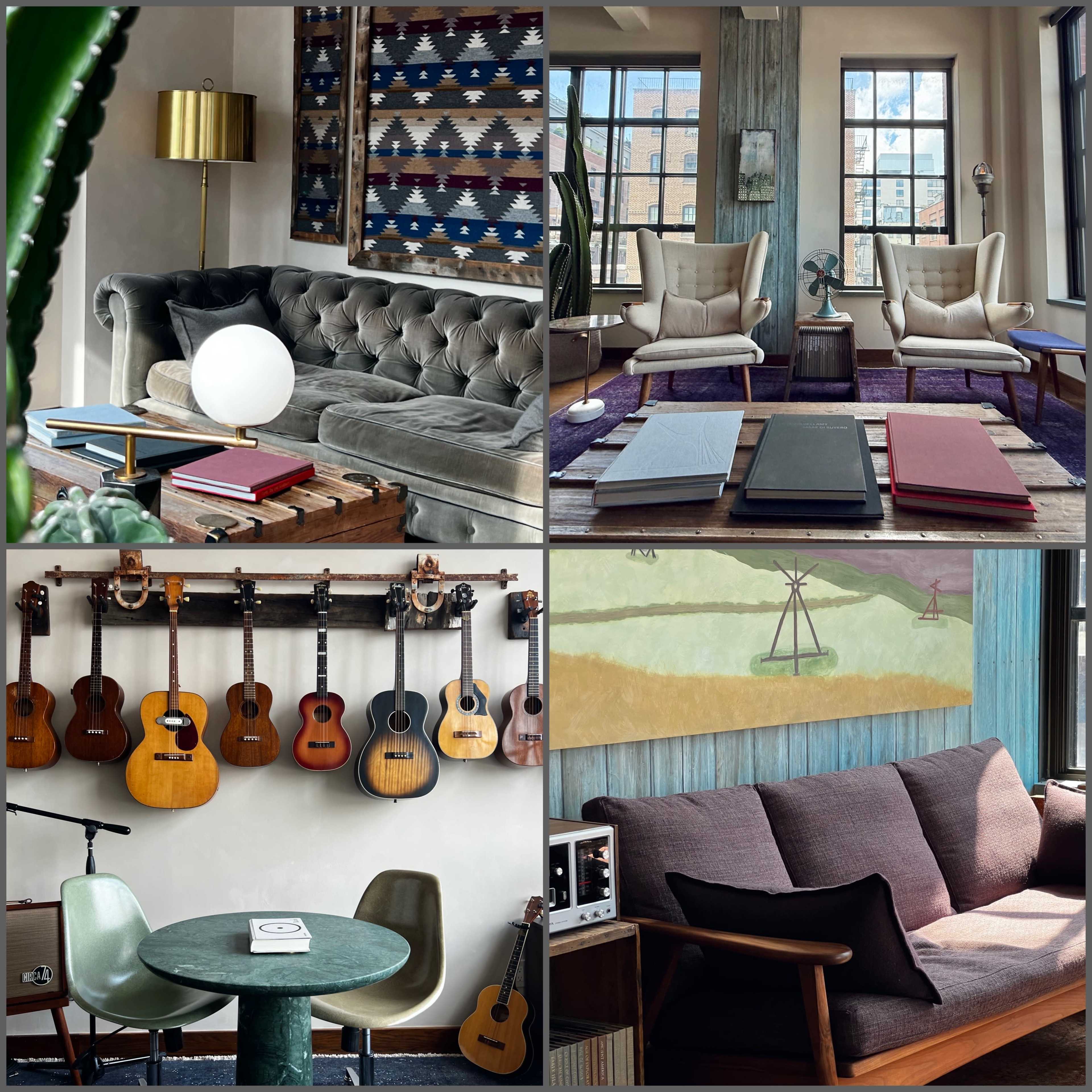 Dumbo, Brooklyn Corner Loft with Multiple Vignettes and Abundant Natural Light Image in Vinegar Hill, Brooklyn, NY