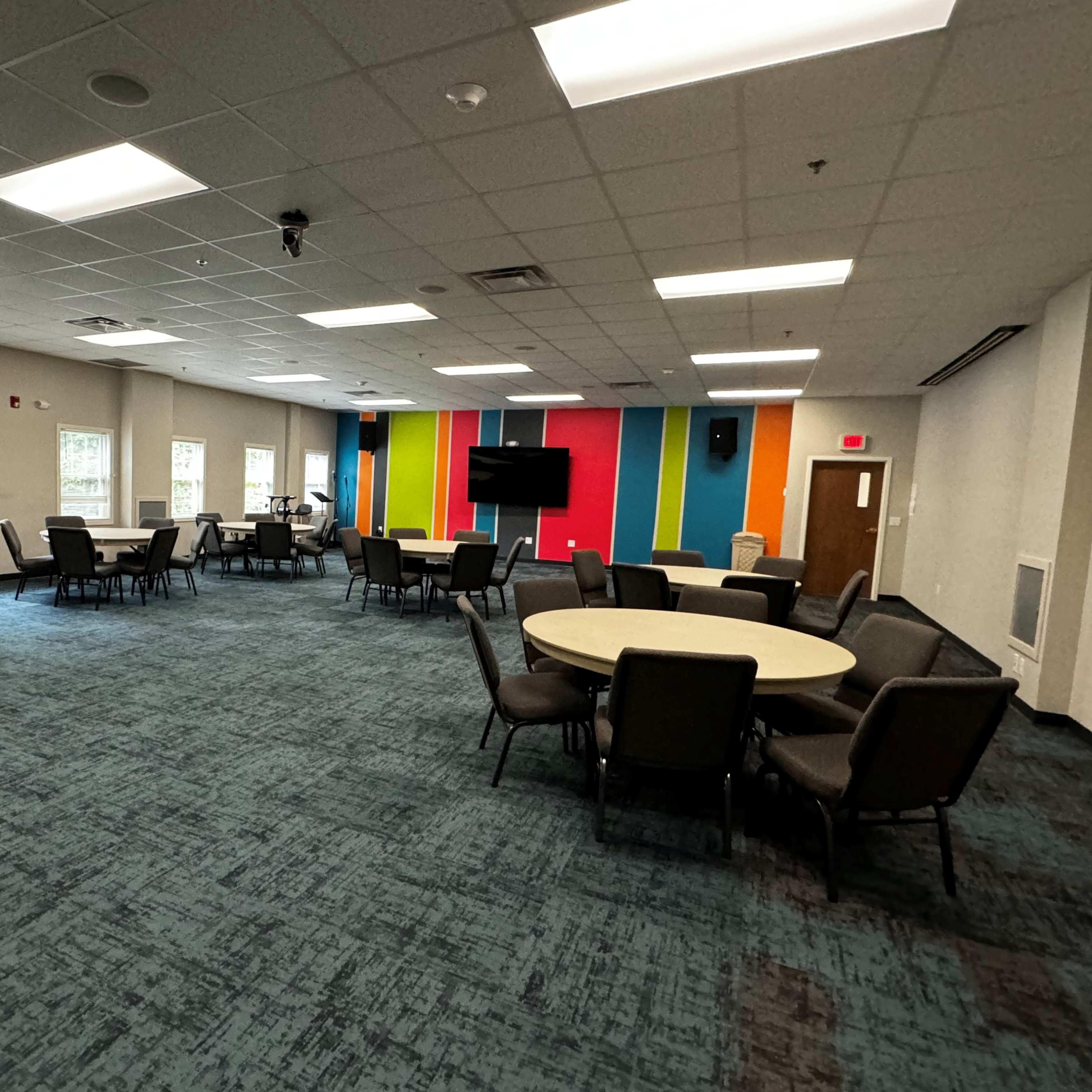 Tech-equipped, Bright, Colorful Function Space for All Occasions Image in Hopkinton Township, Hopkinton, MA