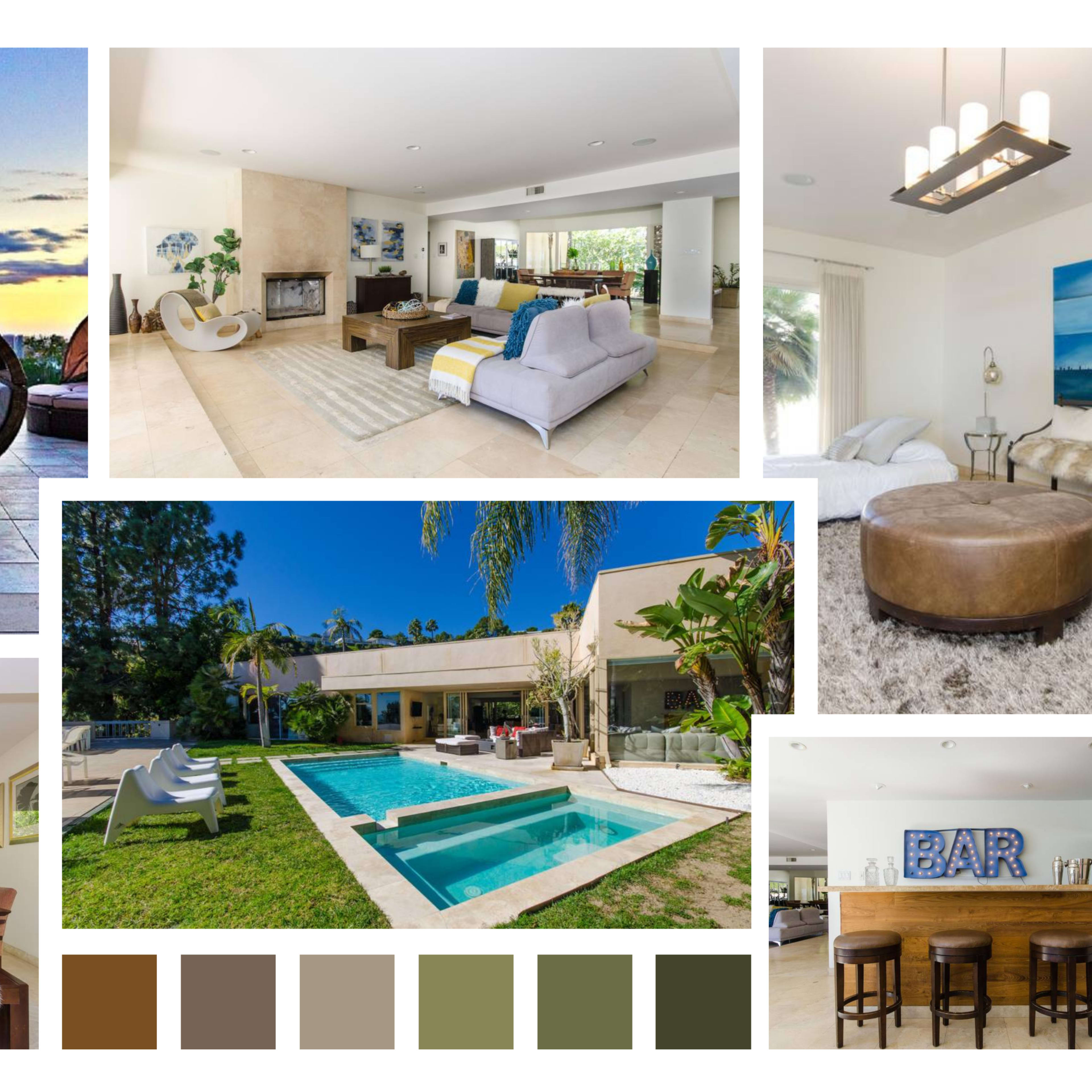 PALM SPRINGS MODERN: MIDCENTURY POOL OASIS Image in Trousdale Estates, Beverly Hills, CA