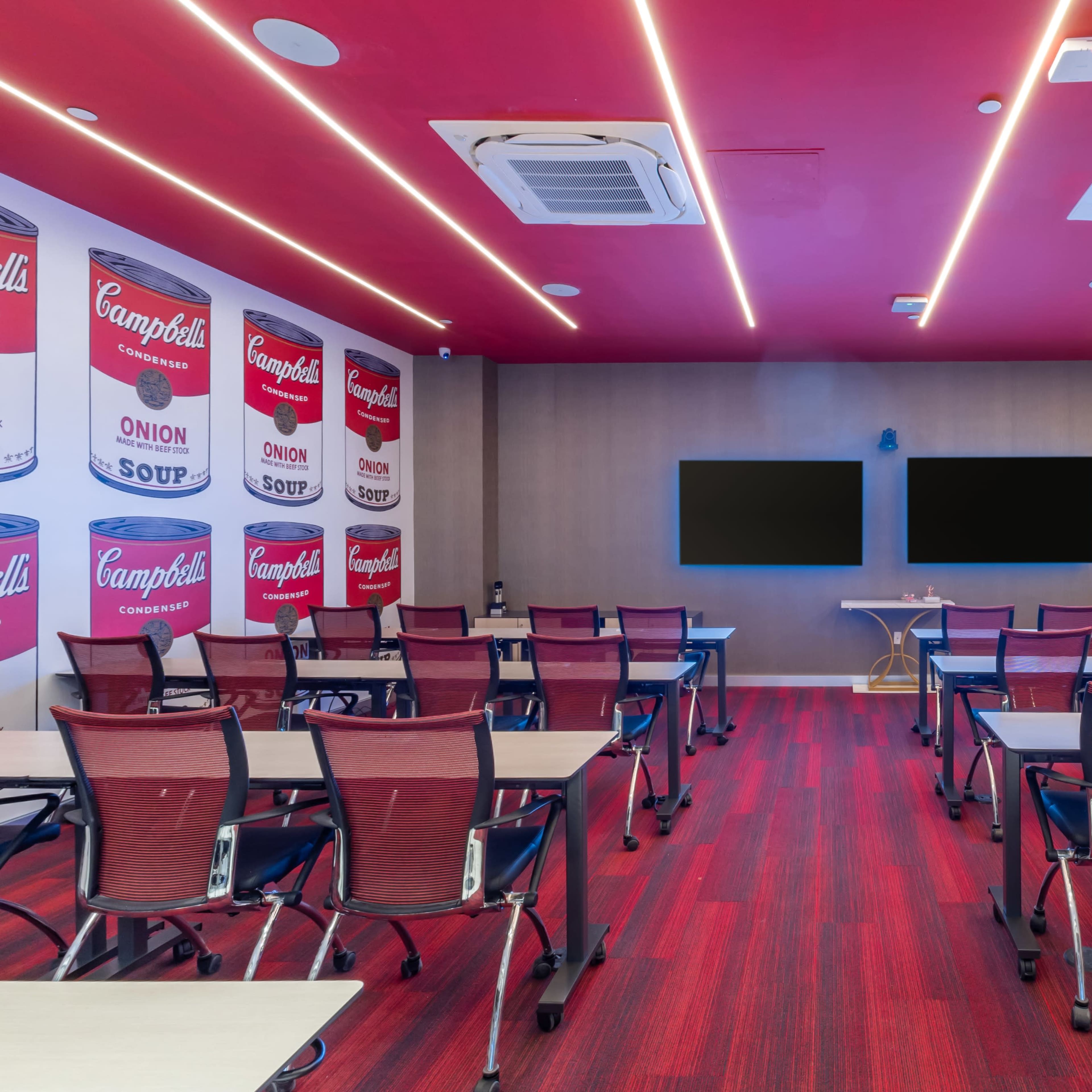 Warhol Space - Huge Meeting Room Space Column Free-Great Team Room Space -All AV comes with the Venue + Kitchen & Phone Booths and Lounge Area - GRAND OPENING PROMO Image in Midtown Manhattan, New York, NY