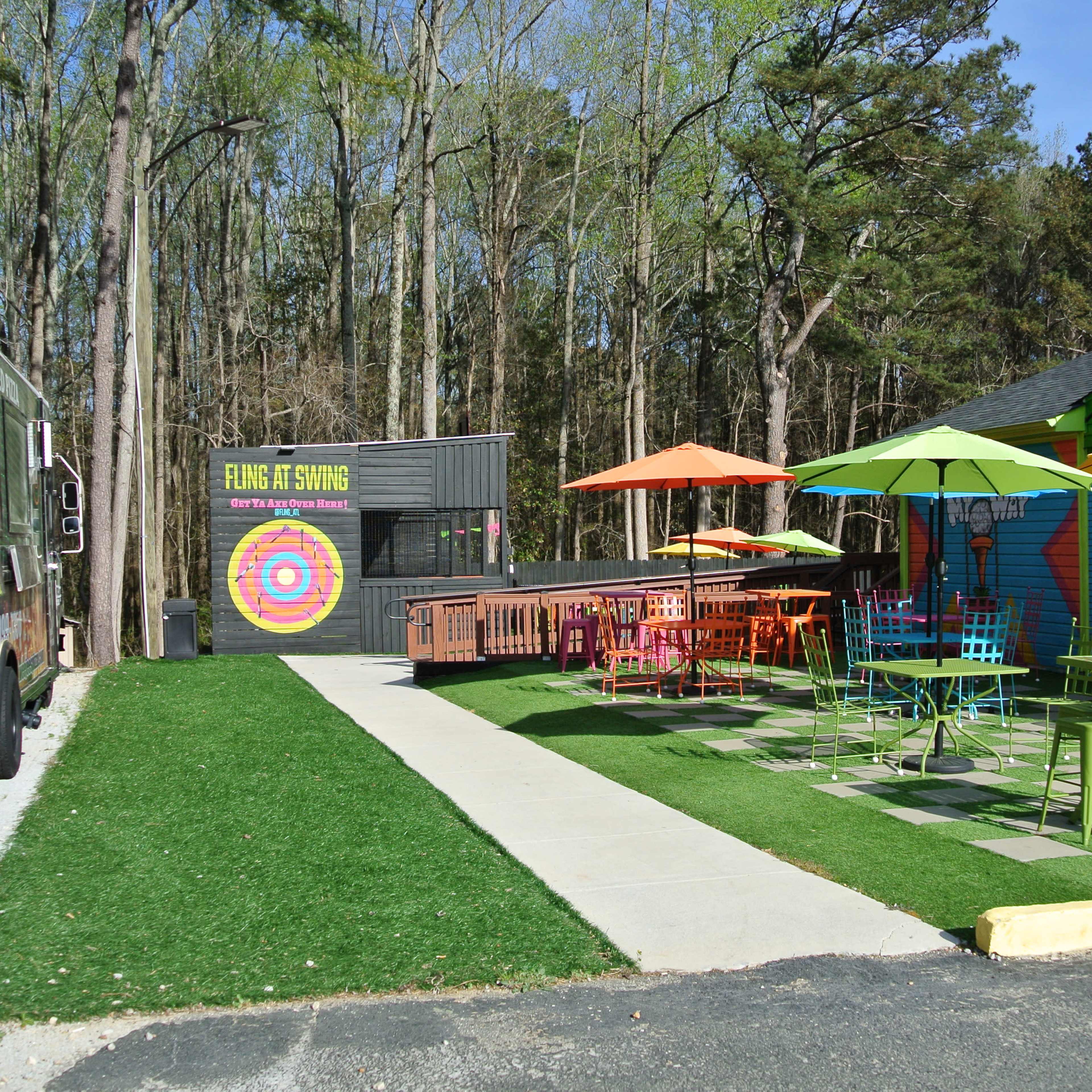 South Atlanta's Mini Golf & Axe Throwing with Vibrant 80's Vibes Image in Fairburn, Fairburn, GA