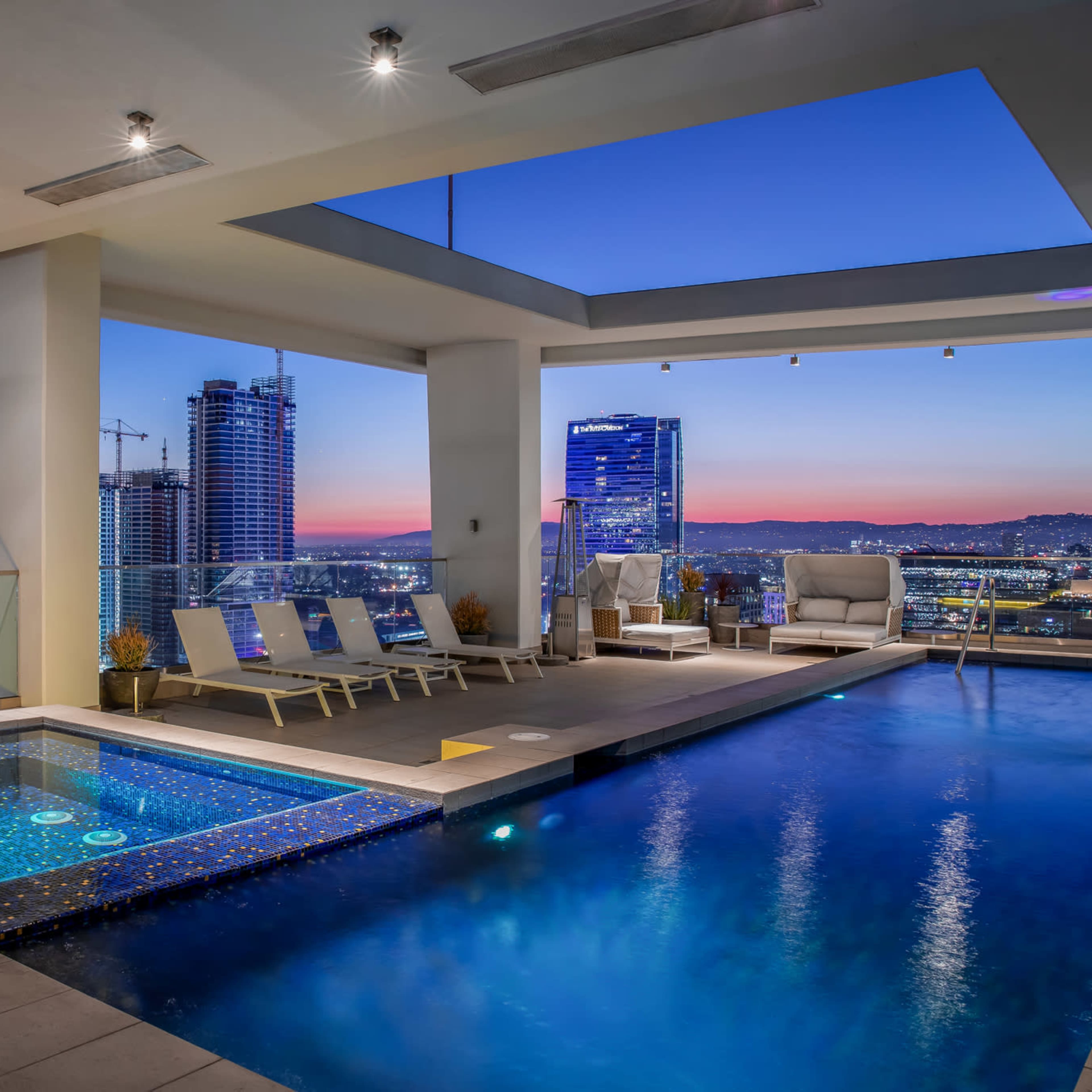 DTLA's most exclusive luxury penthouse known as "The Mansion in The Sky". Image in Central LA, Los Angeles, CA