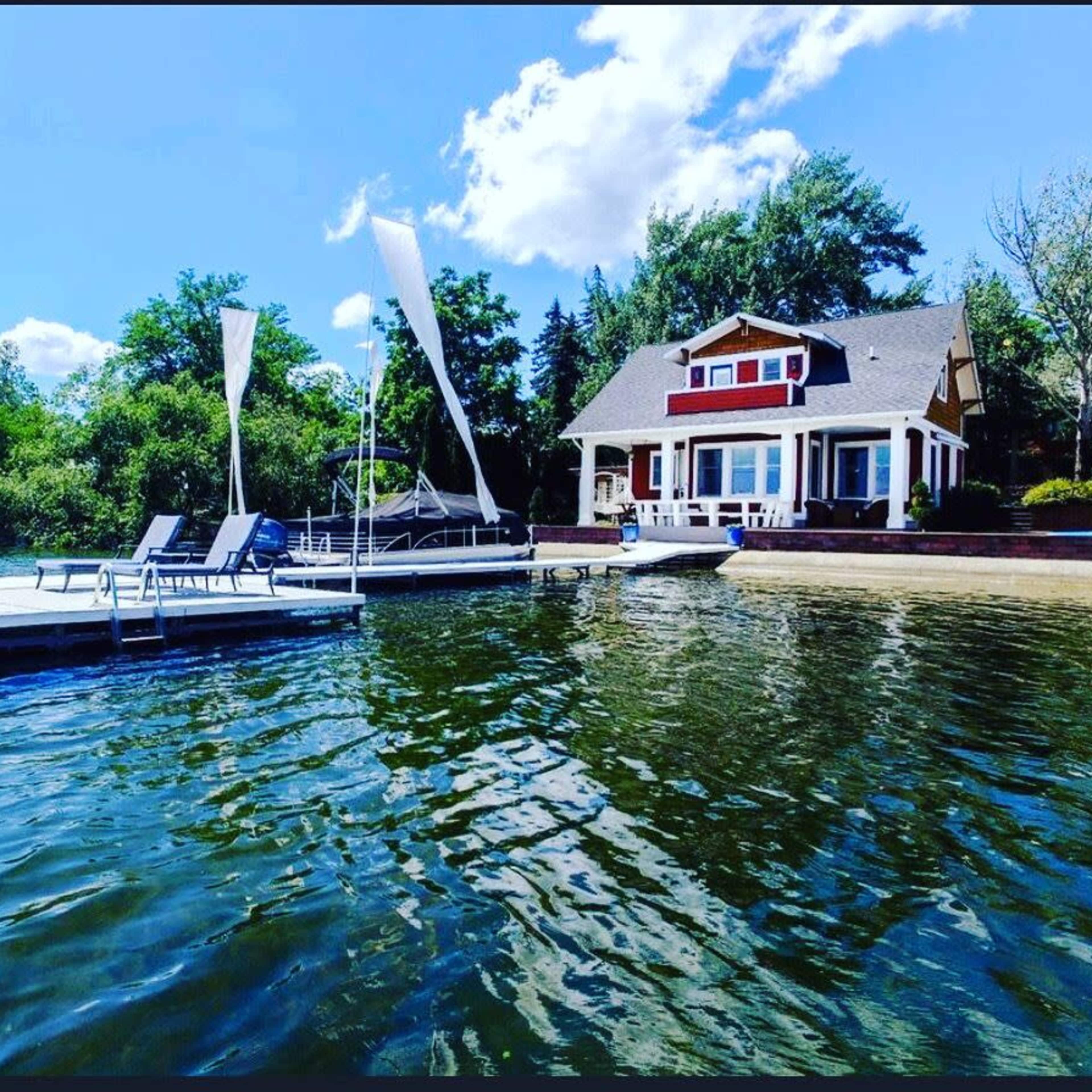 Gorgeous Lake House Image in Northfield Township, Whitmore Lake, MI