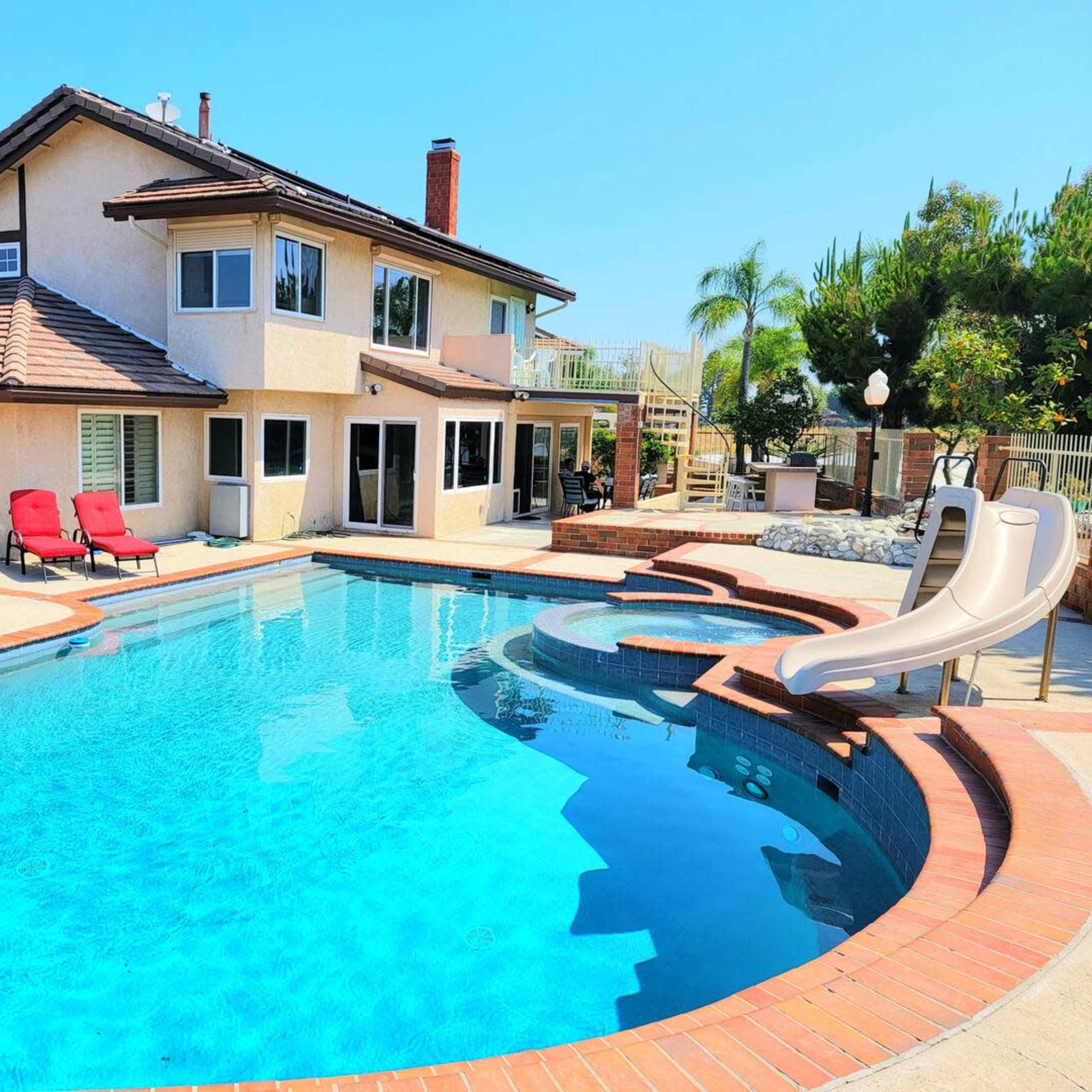Stunning Panoramic Waterfront Pool Home Escape Image in Anaheim Hills, Anaheim, CA
