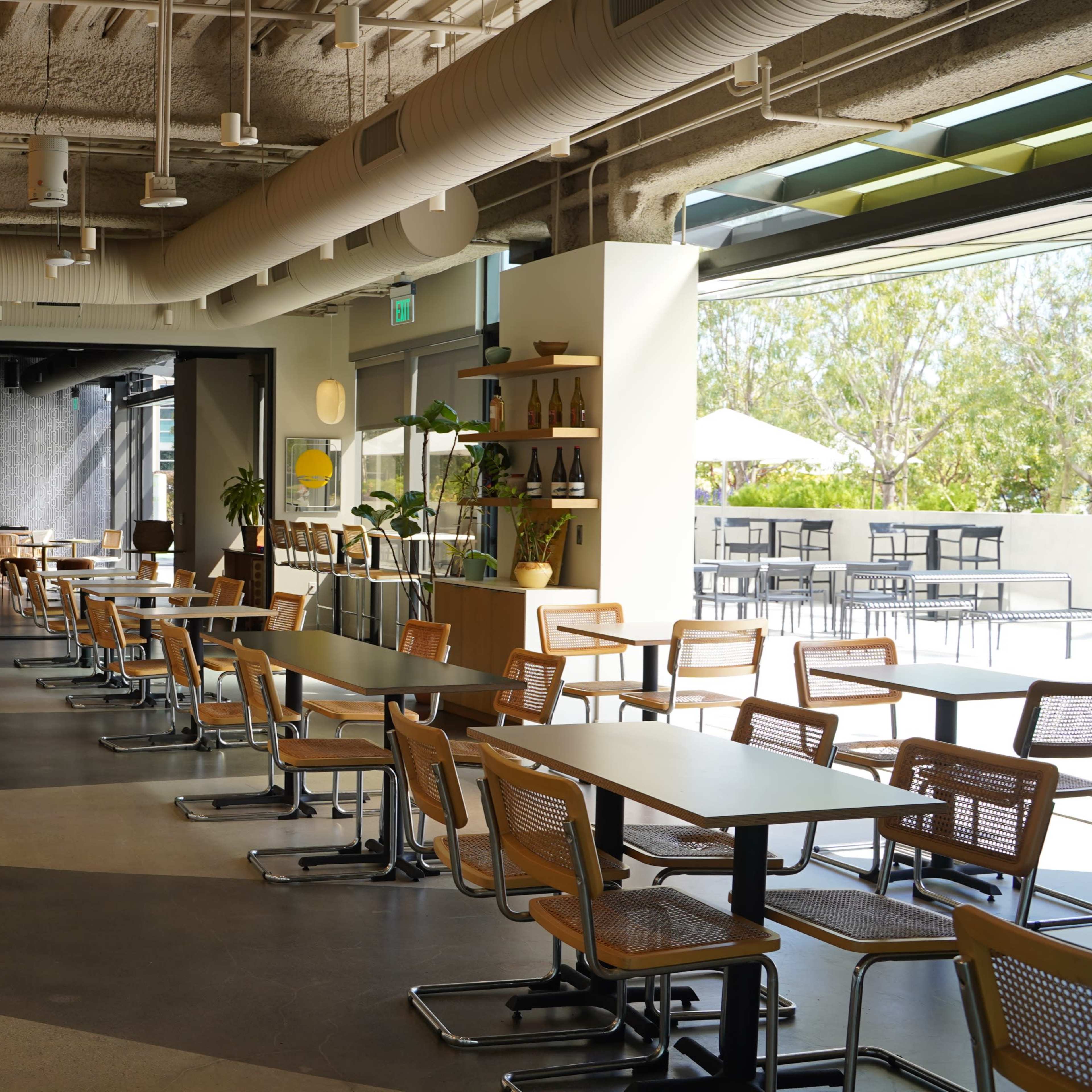 Large & Bright Indoor/Outdoor Cafe & Bar Venue in Playa Vista Image in Westchester, Los Angeles, CA