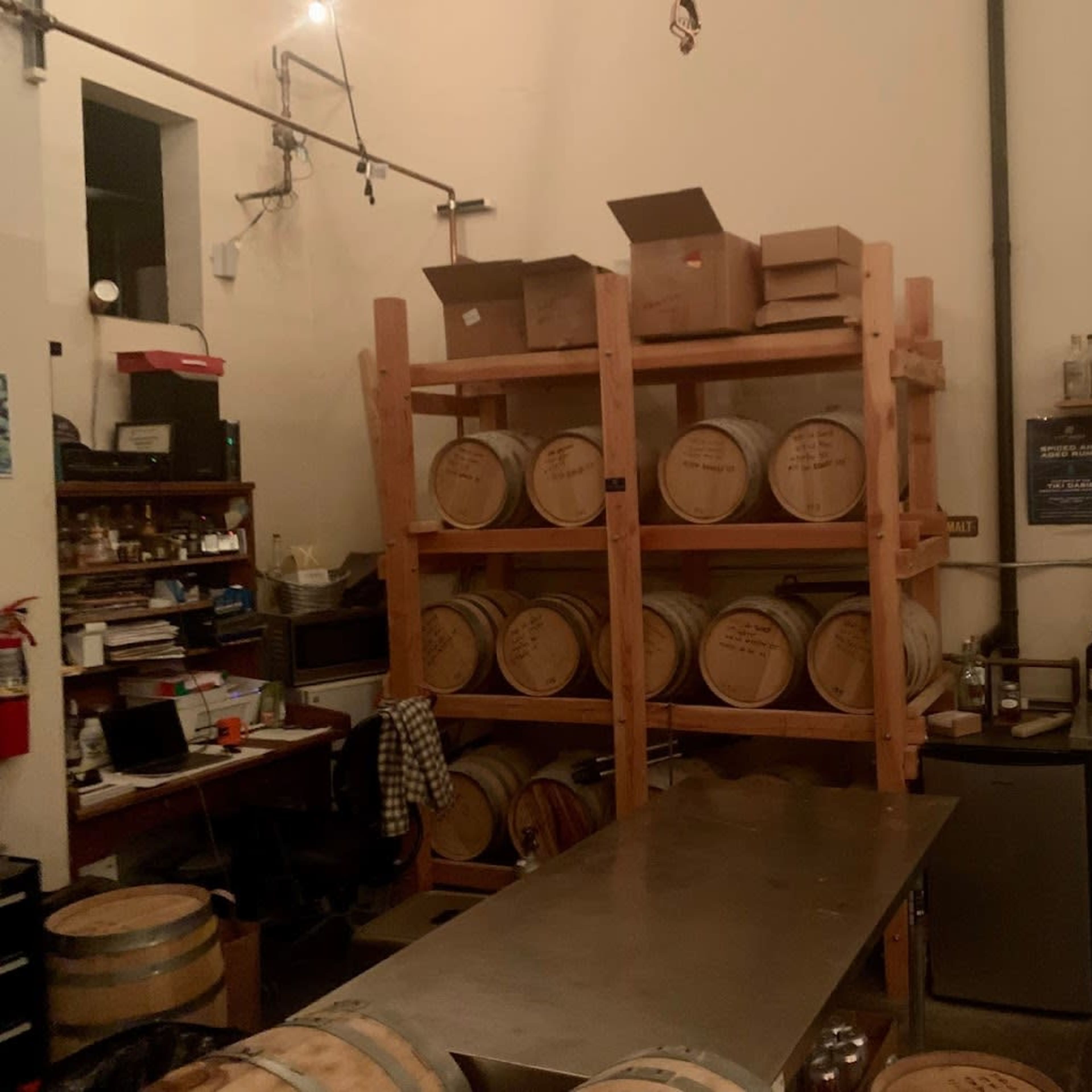 Industrial, intimate tasting room Image in Vista, Vista, CA