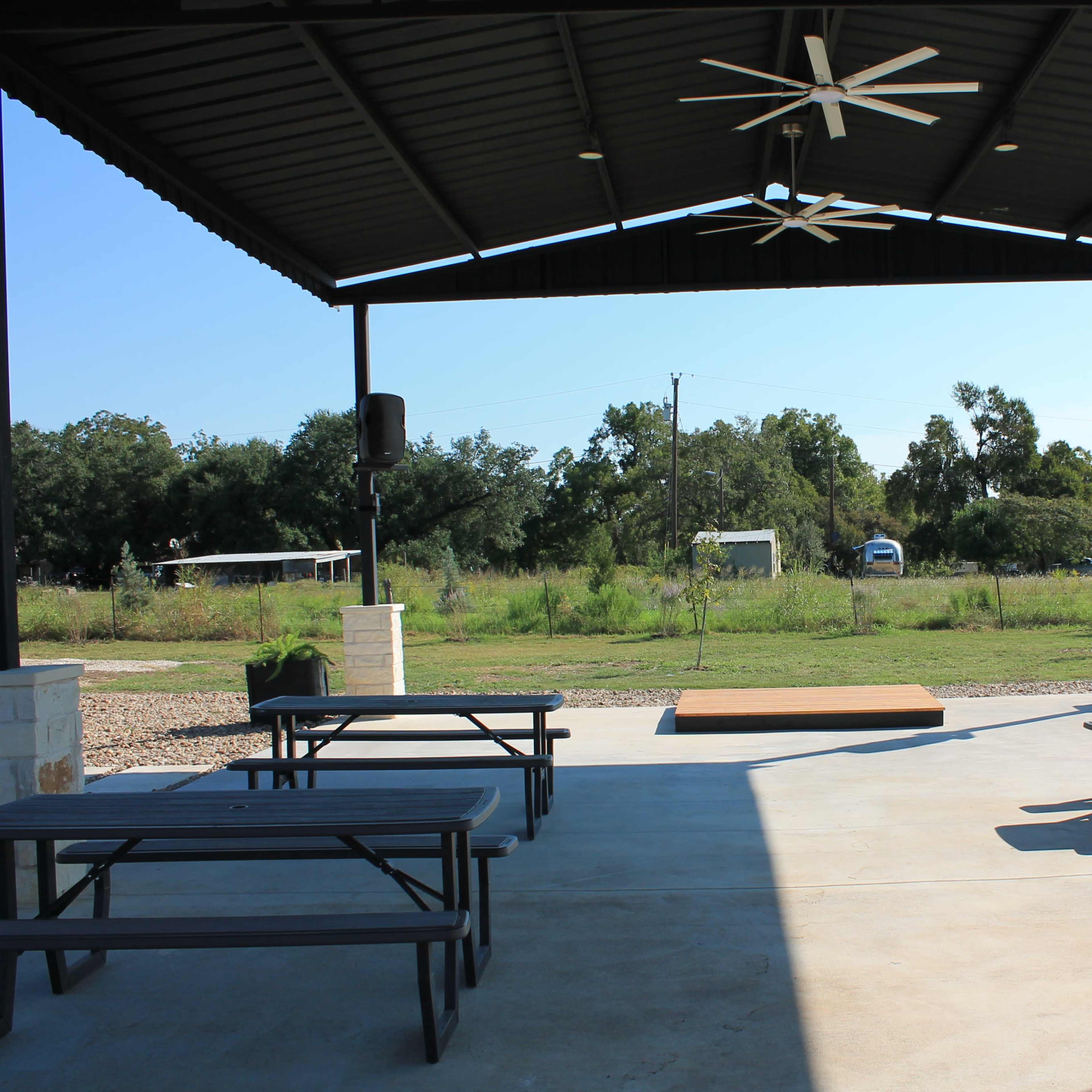 Private outdoor pavilion with lots of amenities! Image in , Georgetown, TX