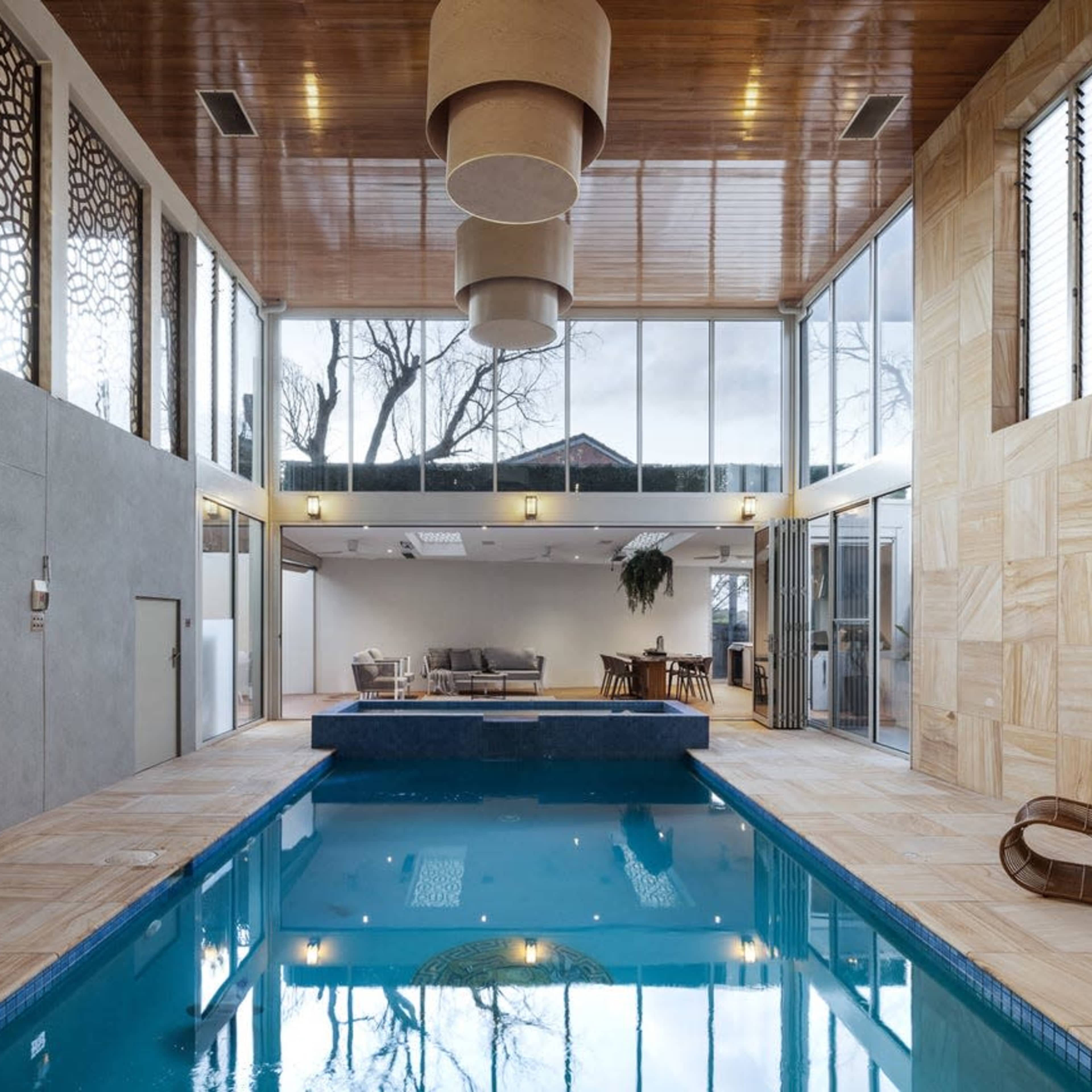 The opulence (Ultra-Luxury, Hollywood, Versace)  The layout (4-storey estate)  The magnet features (pool, cinema, party balcony) Image in Keilor, Melbourne, VIC