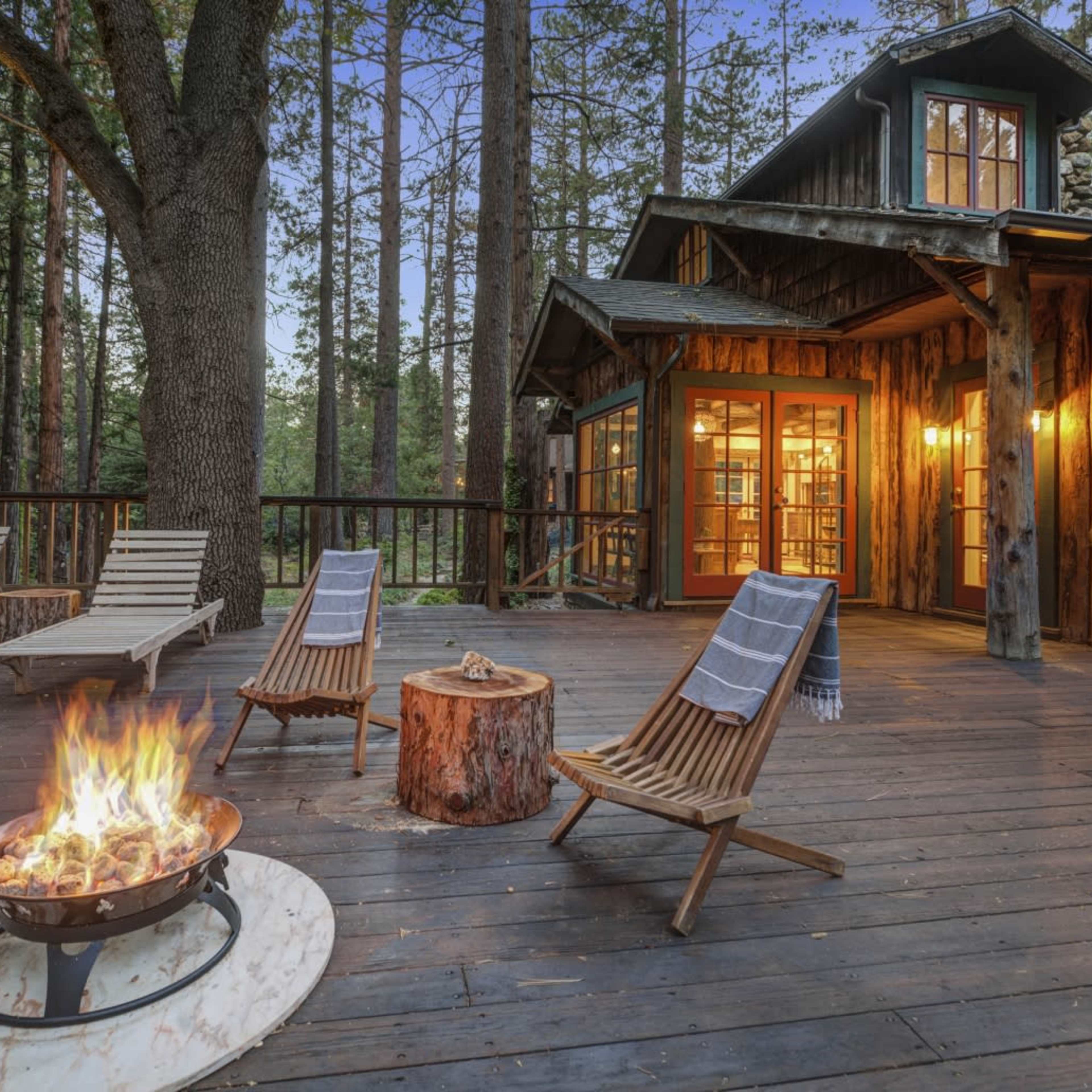 Historic Owl Pine Summer House - Nature / Creek / Deck Views Image in Idyllwild-Pine Cove, Idyllwild-Pine Cove, CA