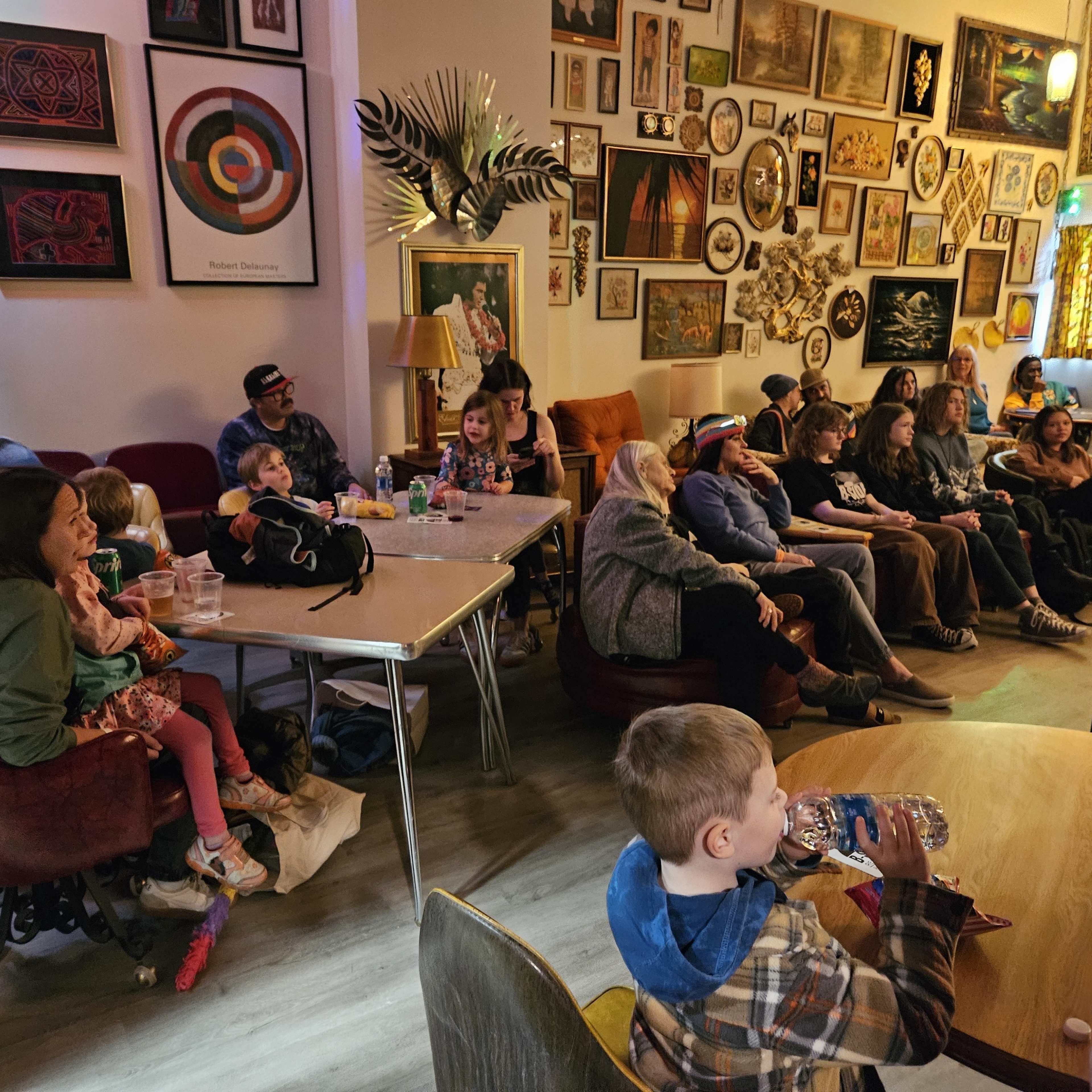 B-Side Records and Vintage Image in Historic Milwaukie, Milwaukie, OR