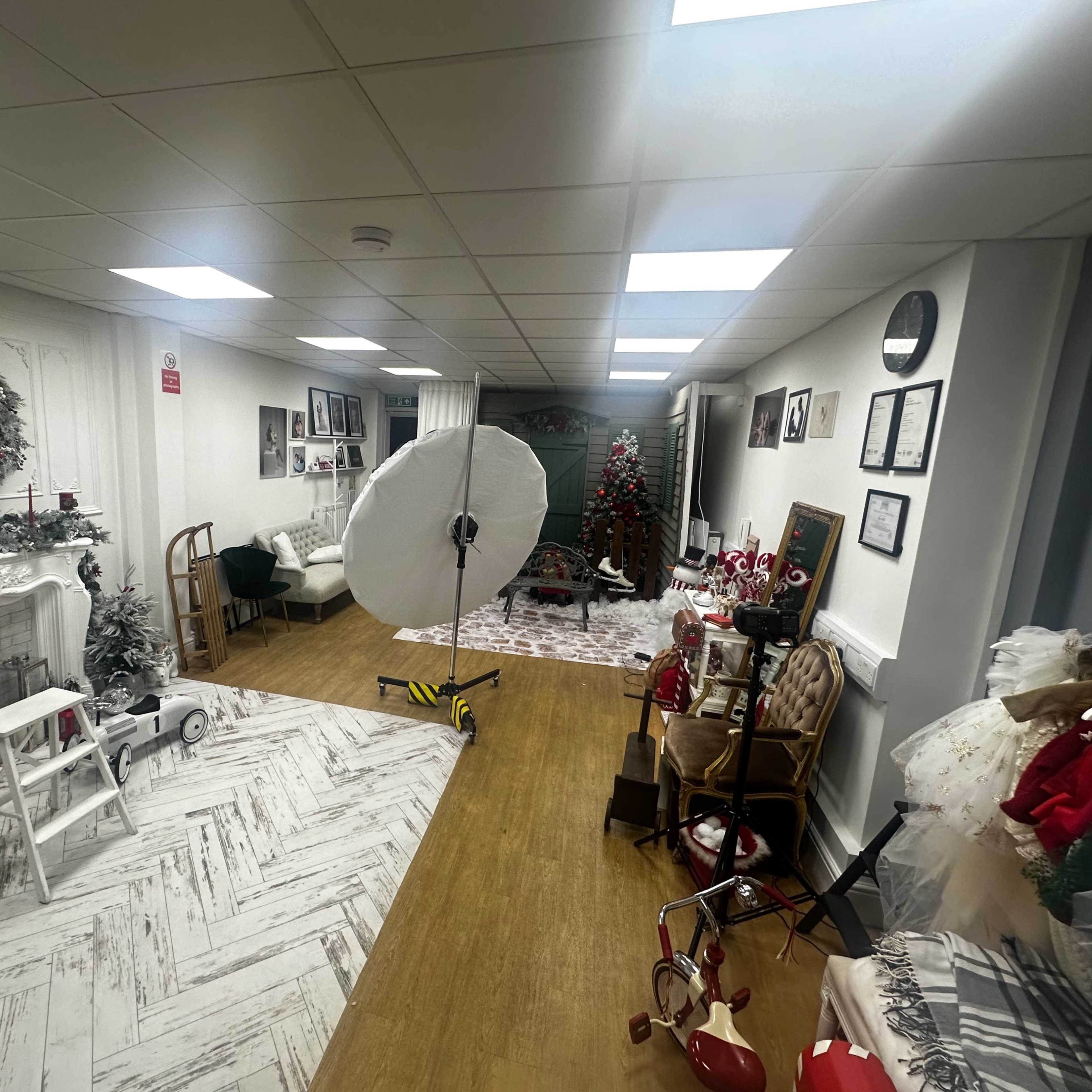 Chingford Studio with Real Christmas Setups Image in London, London, England