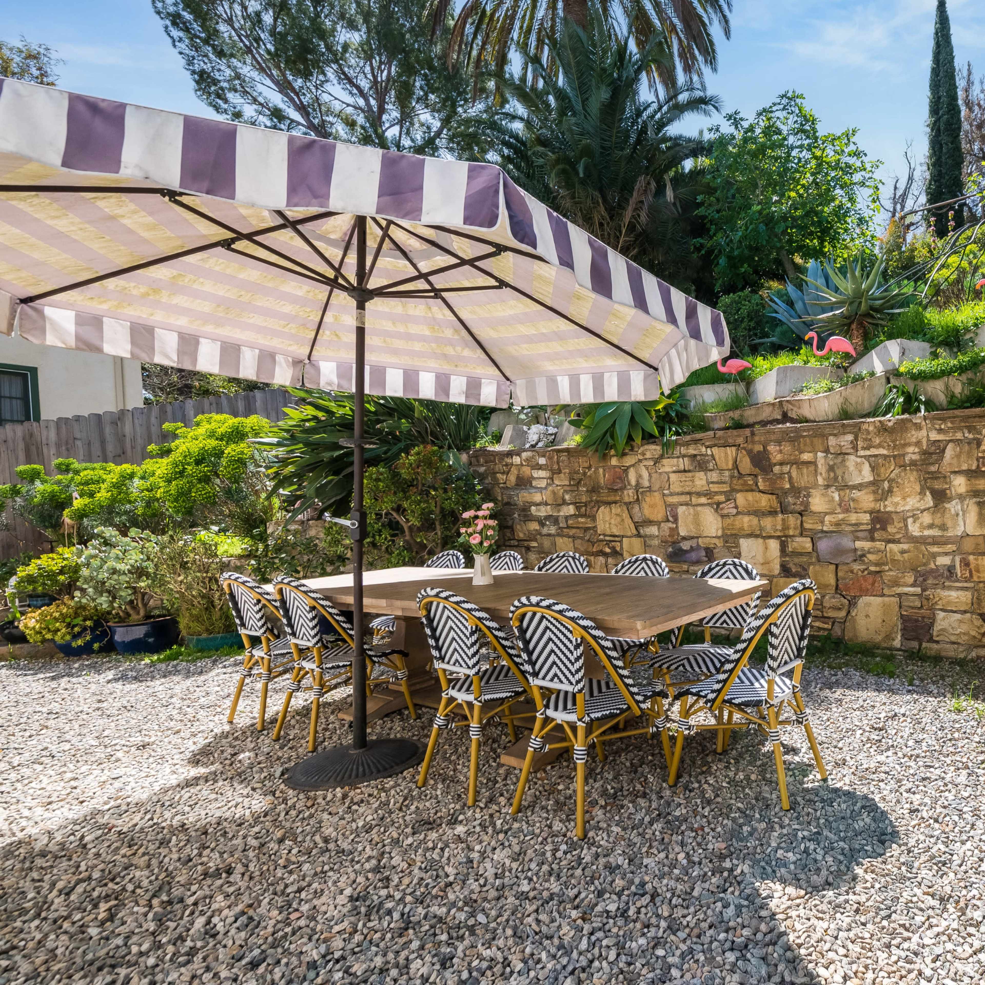 Hollywood Hills house, view, patio Image in Adams Hill, Glendale, CA
