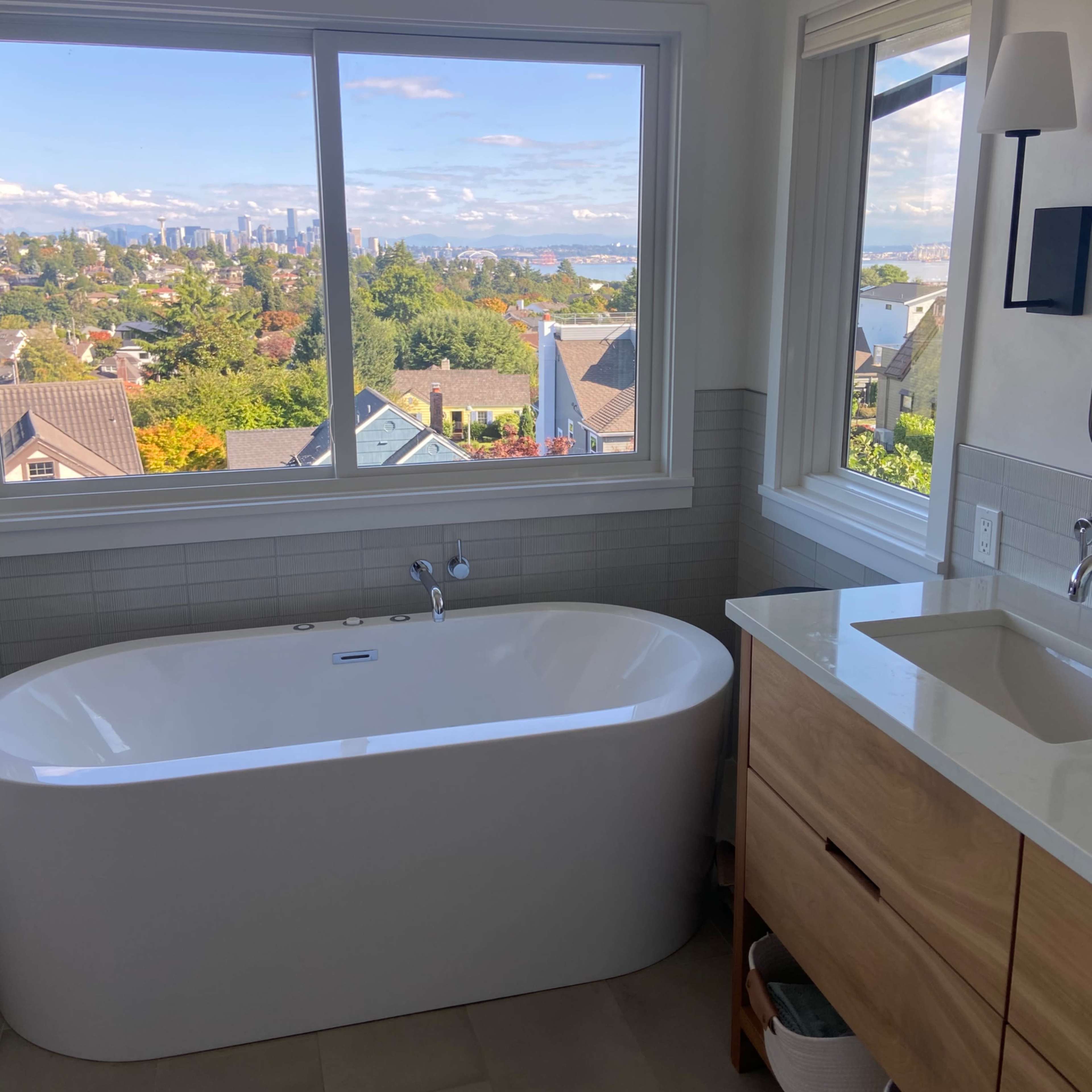 Light-filled Magnolia Home with Skyline and Elliott Bay Views Image in Briarcliff, Seattle, WA