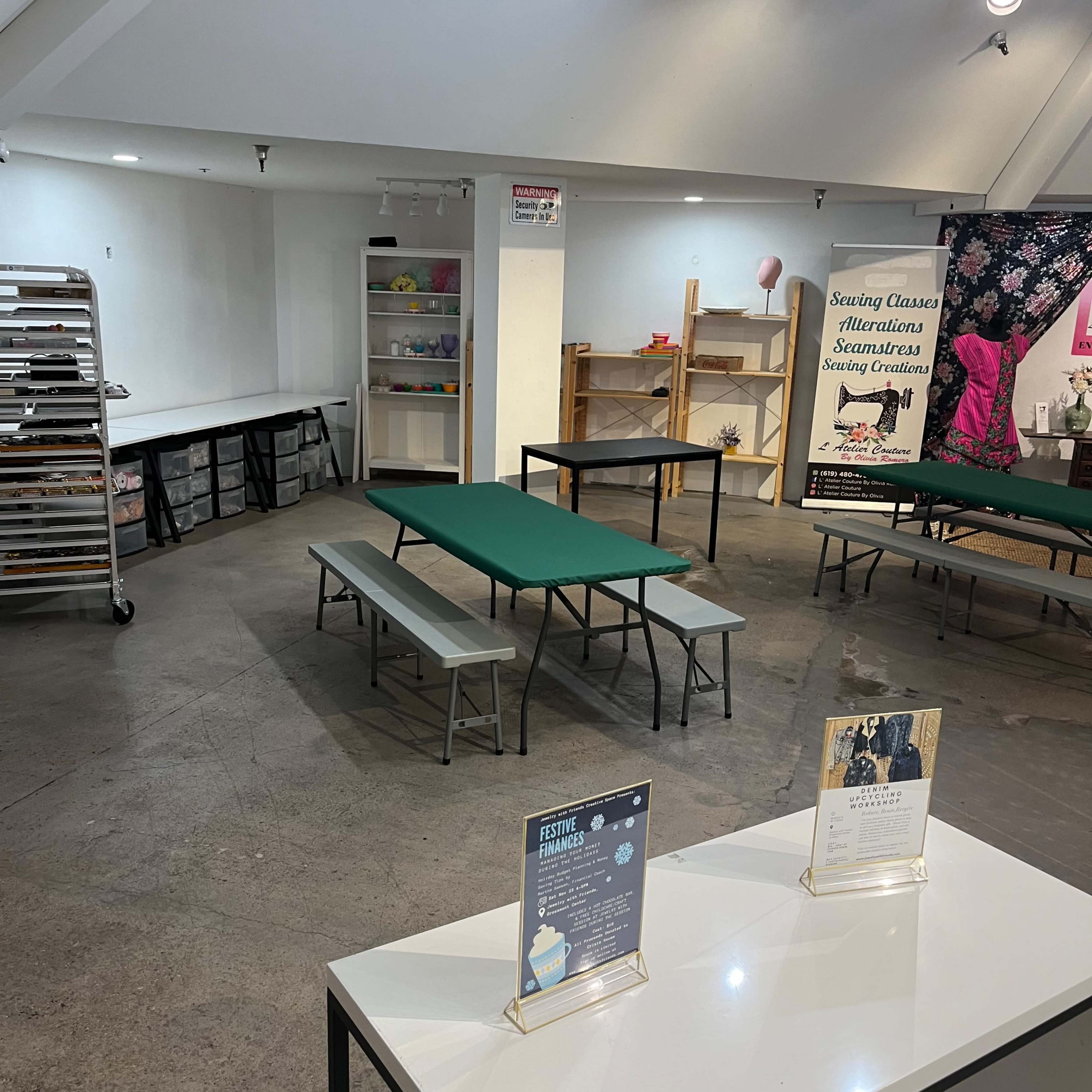 Community Crafting Event Workspace Image in La Mesa, La Mesa, CA