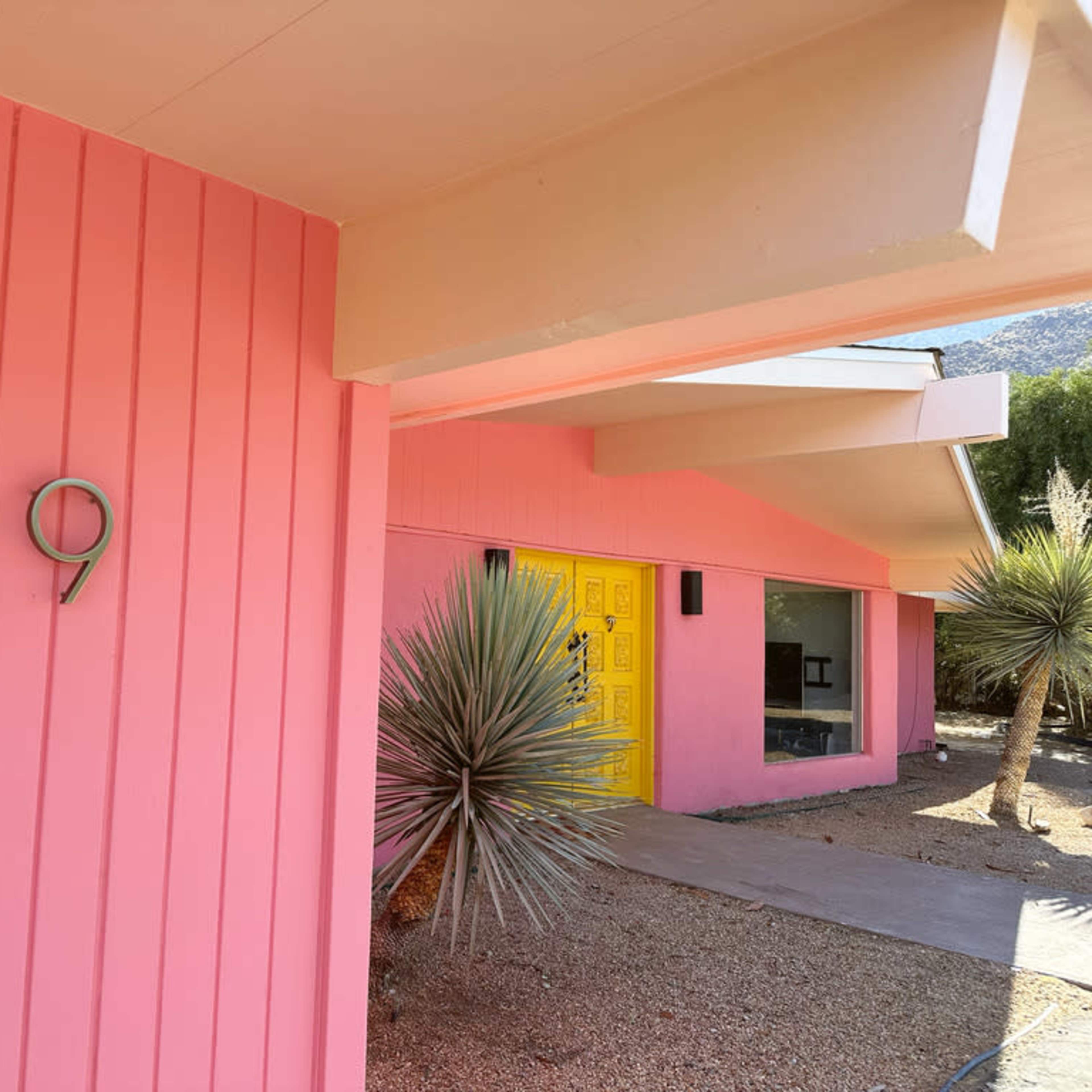Casa Starburst- Low Desert Mid Century Pink Marvel Image in Borrego Springs, Borrego Springs, CA