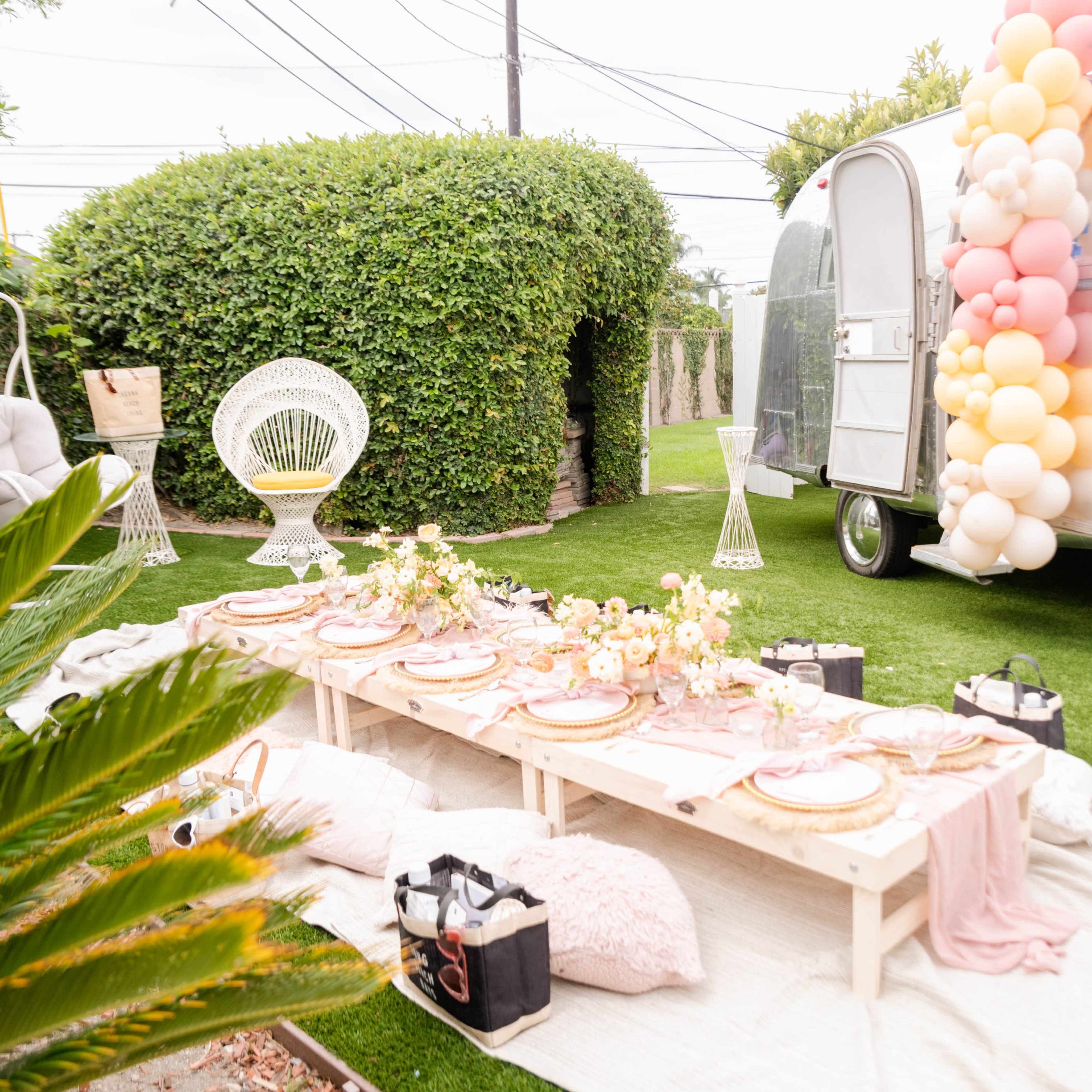 Vintage Airstream & Astro Turf — Perfect for Photoshoots, Picnics & Small Events Image in Huntington Beach, Huntington Beach, CA