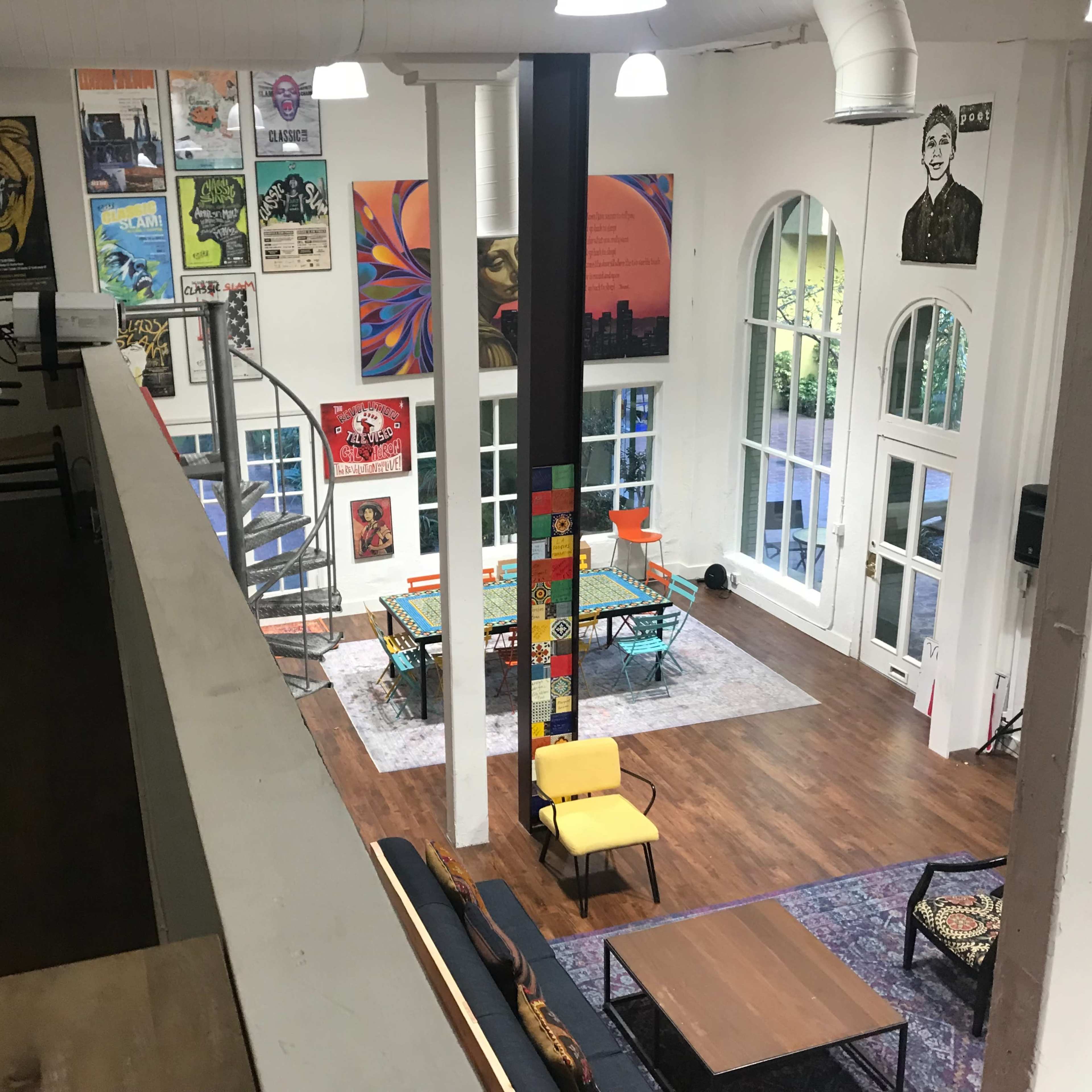 Industrial, art house,  warm, hang-out vibe, with high ceilings Image in Westlake, Los Angeles, CA