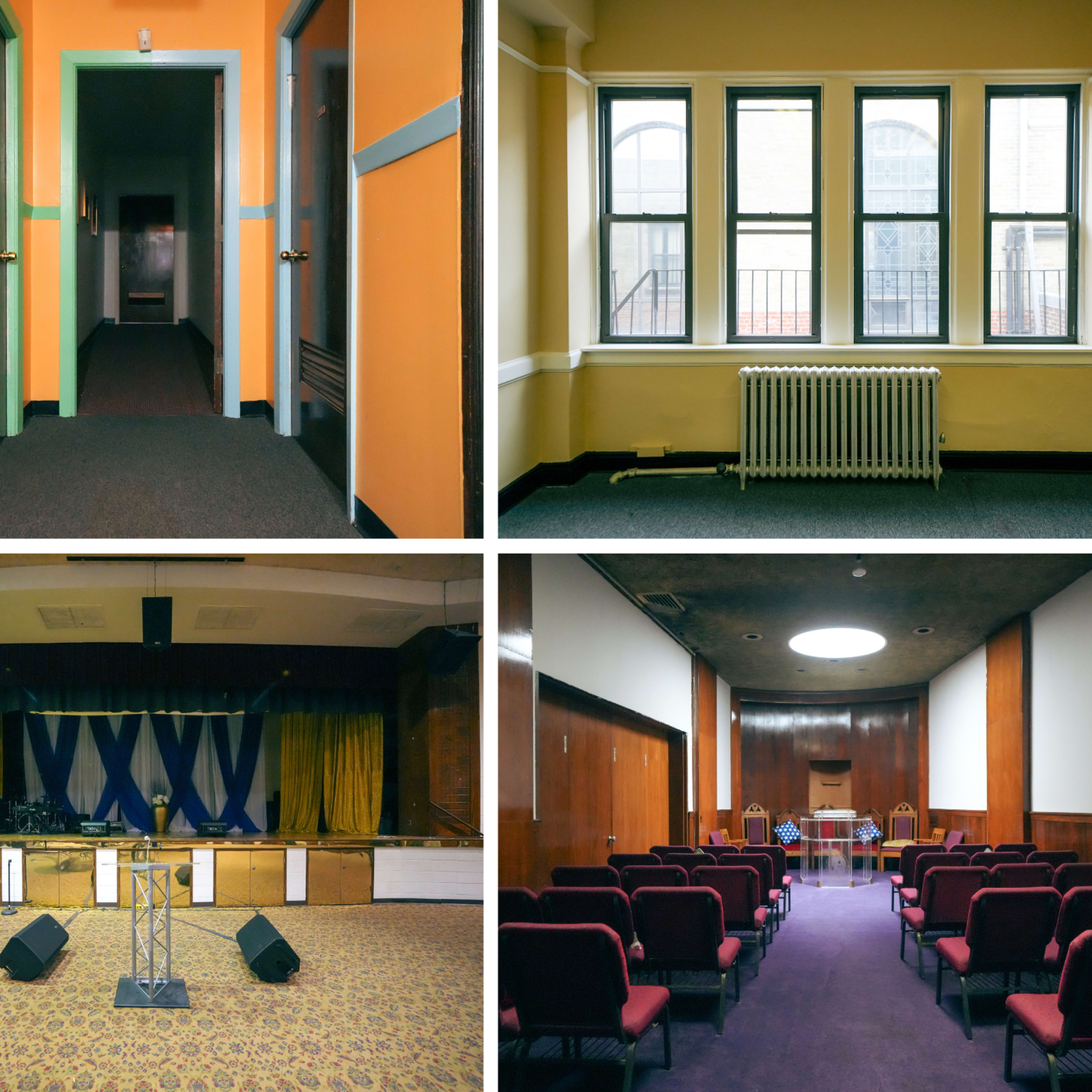 Colorful Hall with Bright Interiors, Sitting Area Image in North Side, Mount Vernon, NY