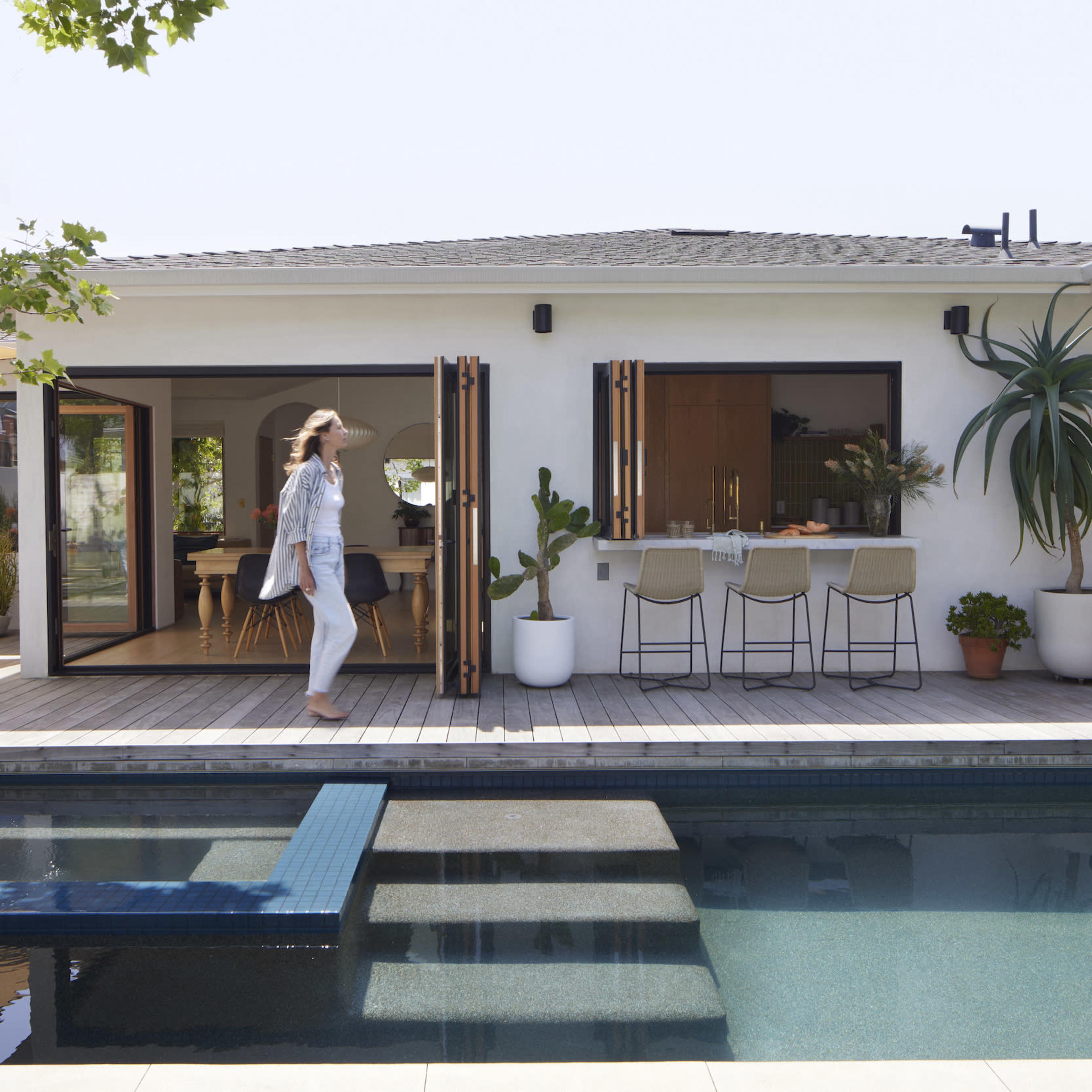 Modern casual California Indoor/Outdoor Living Image in Mar Vista, Los Angeles, CA