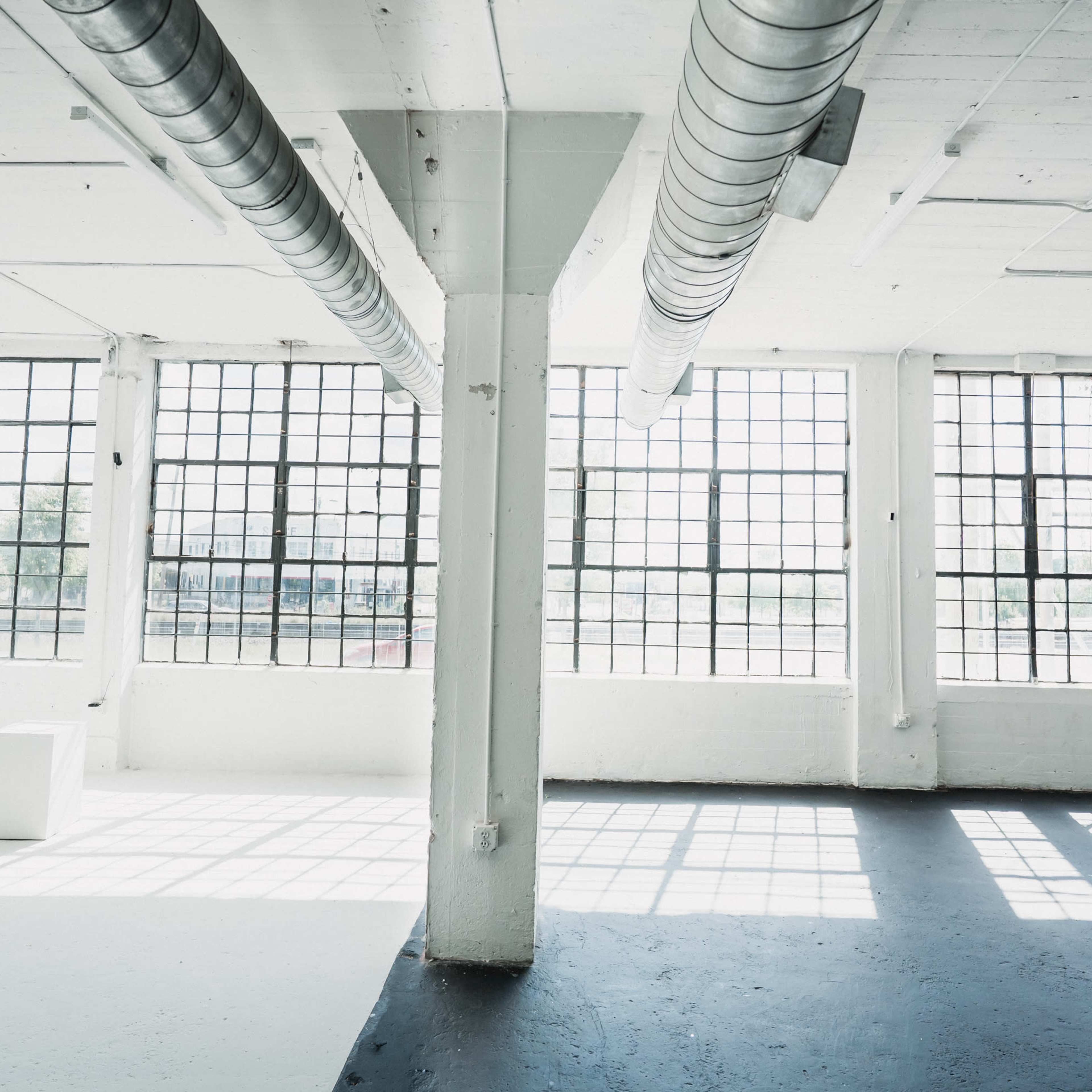 White Industrial Exposed Windows Image in West End, Atlanta, GA
