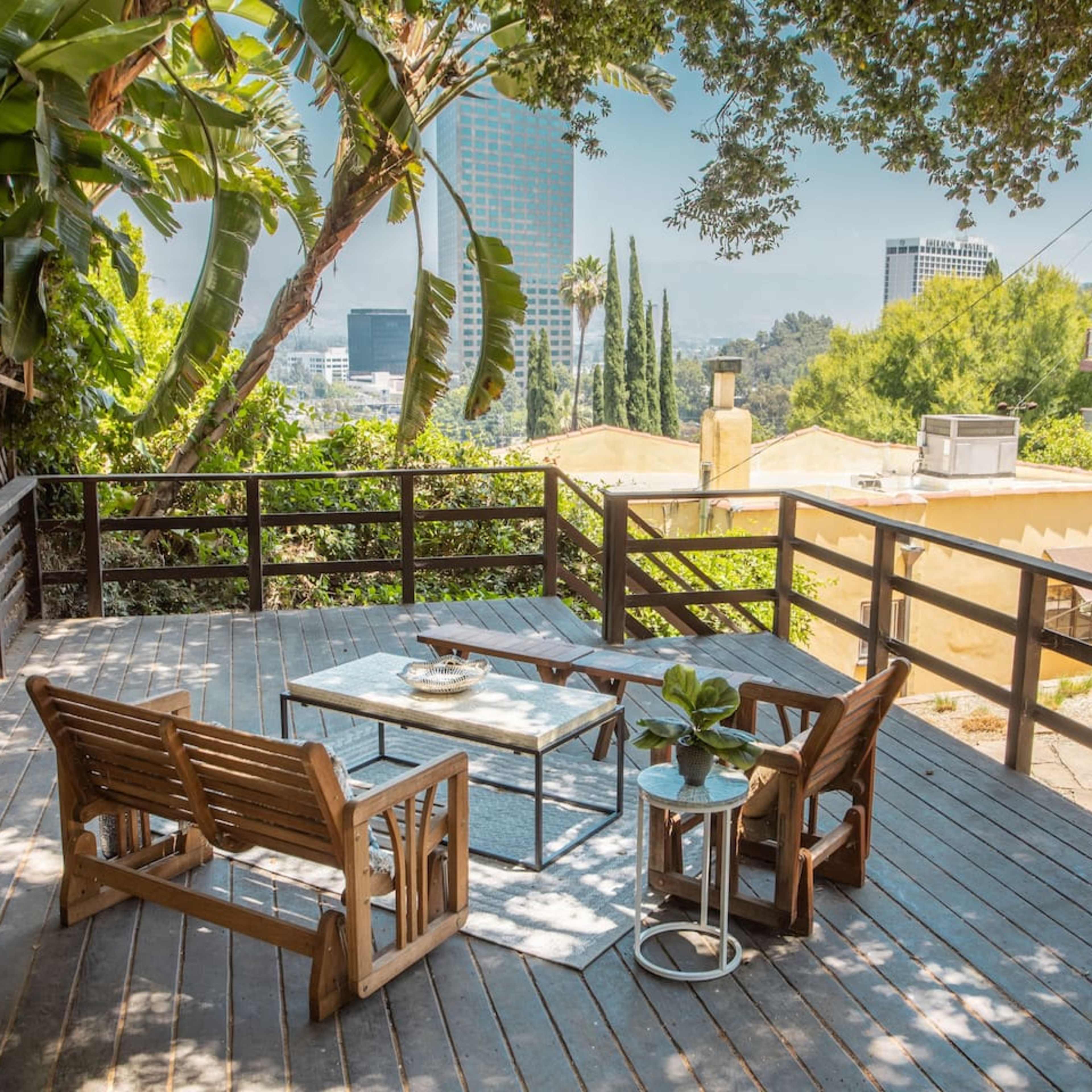 Hollywood Hills home with authentic golden-age Hollywood character, views of Universal City, extremely spacious outdoors Image in Studio City, Los Angeles, CA