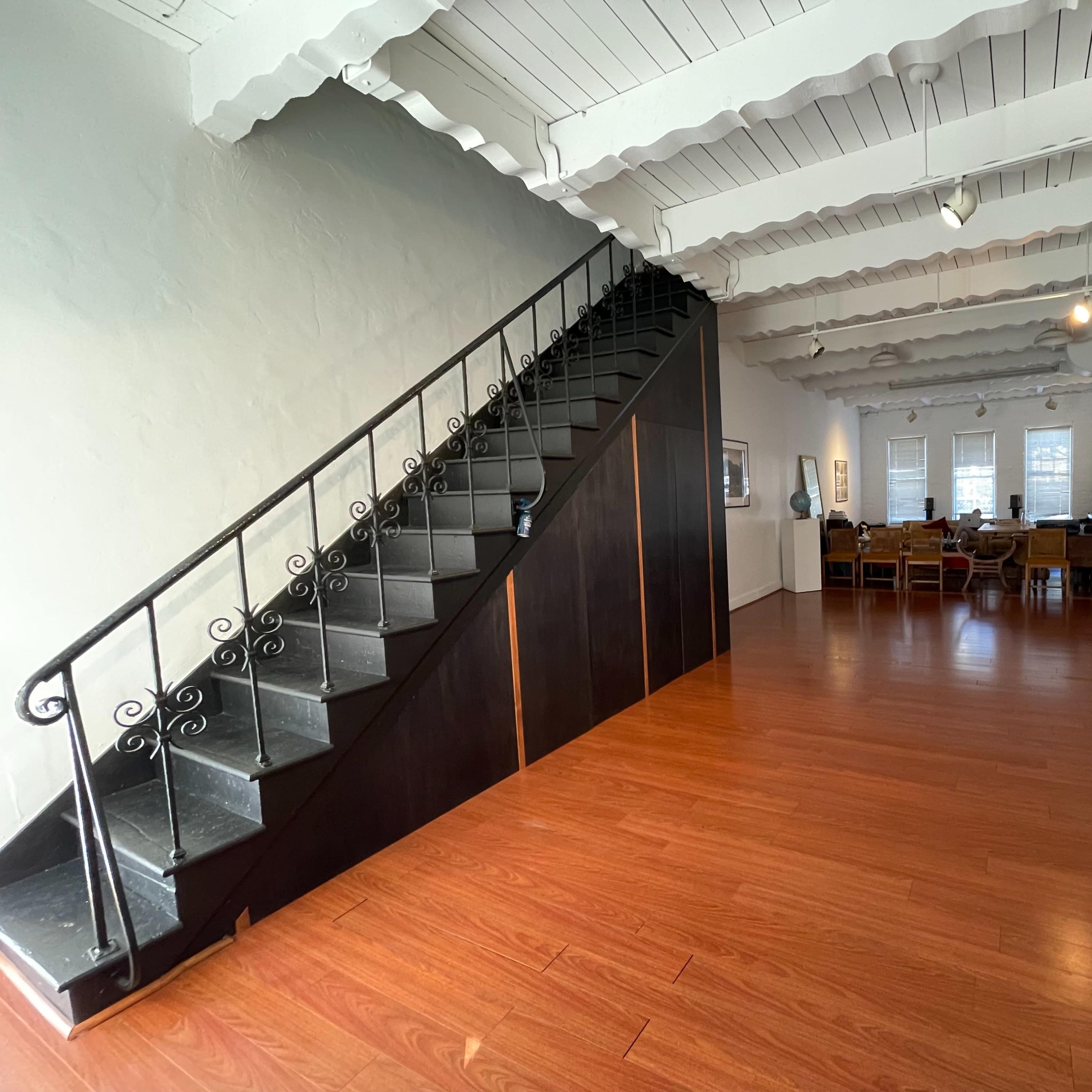 Artist studio in historic Westlake near Downtown Los Angeles (2 levels): Ideal for Film Screenings, Salon Gatherings, and Intimate Performances Image in Westlake, Los Angeles, CA
