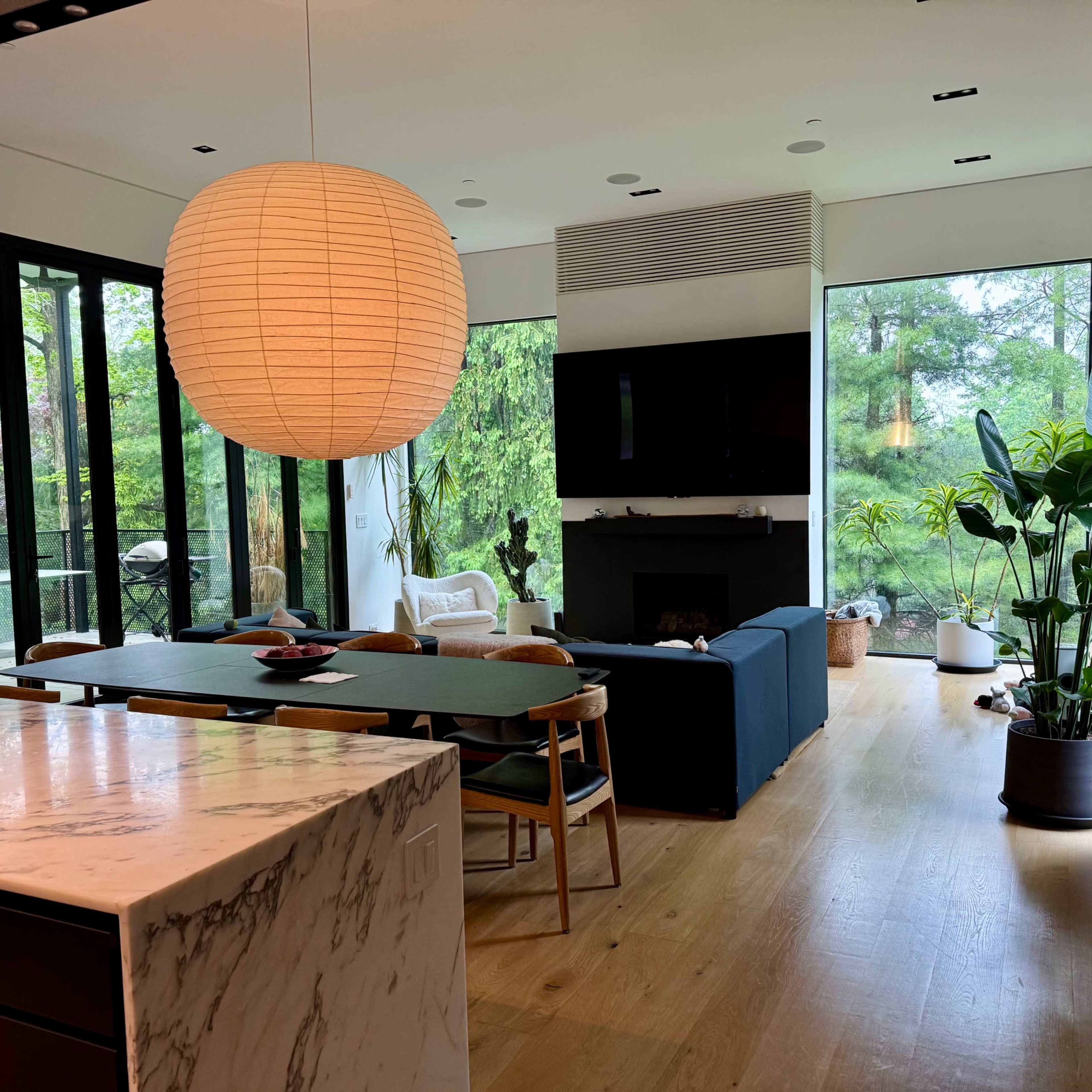 Unique Modern Barn Style House with Danish Mid-Century Vibe Image in Irvington, Irvington, NY