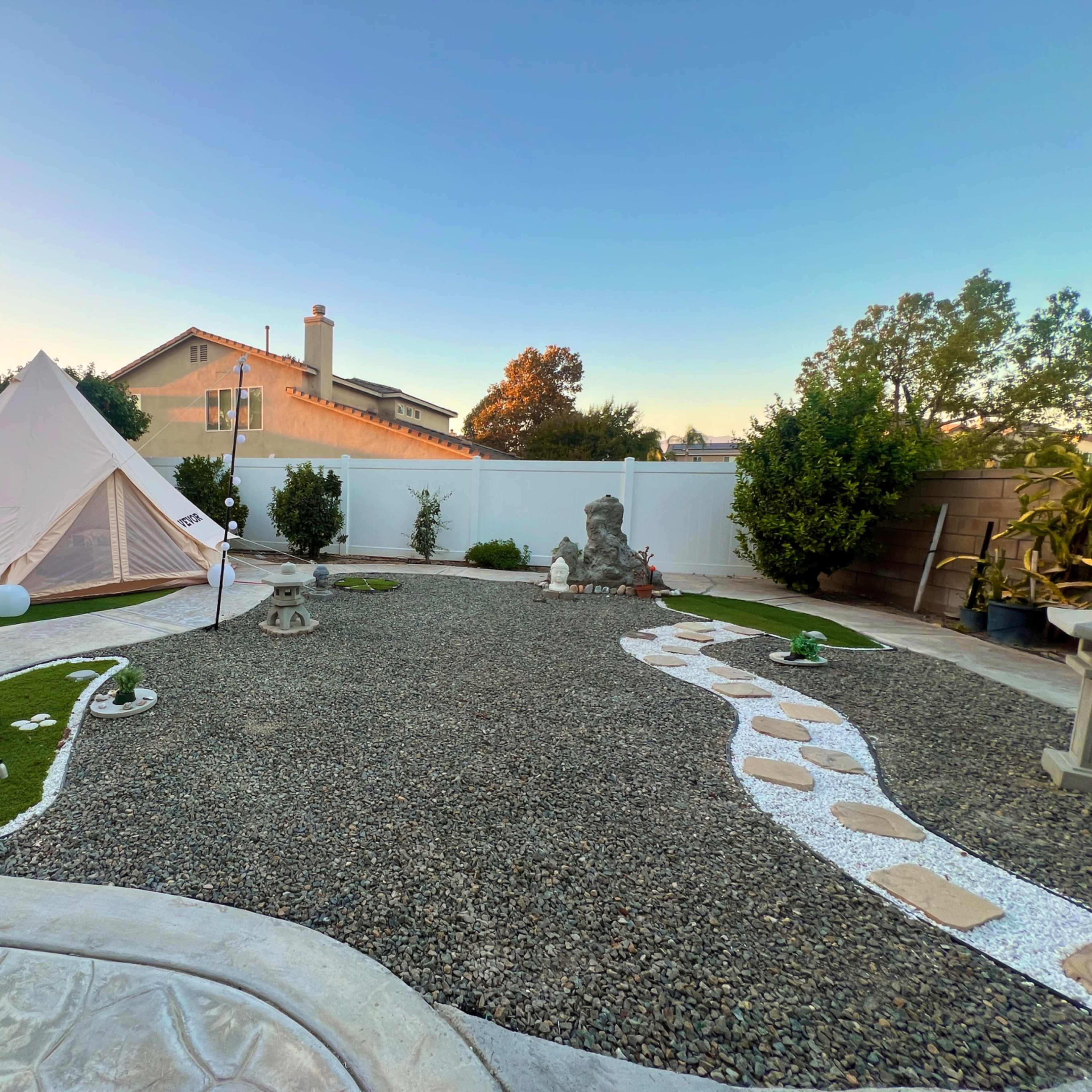 Romantic yurt with view of Japanese garden Image in Eastvale, Eastvale, CA