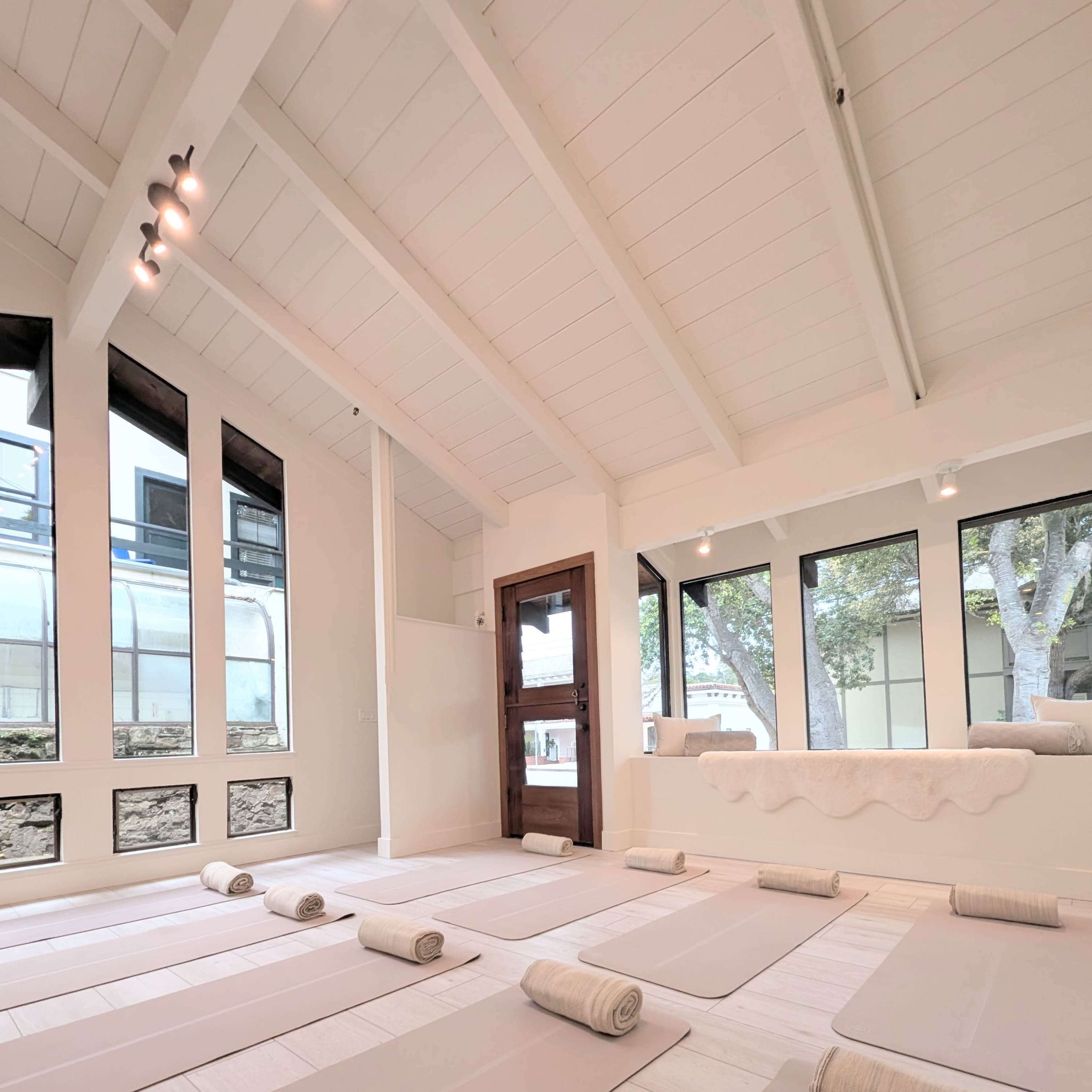 Beautiful wellness studio with large windows, lots of natural light and a large open space Image in Golden Rectangle, Carmel-by-the-Sea, CA