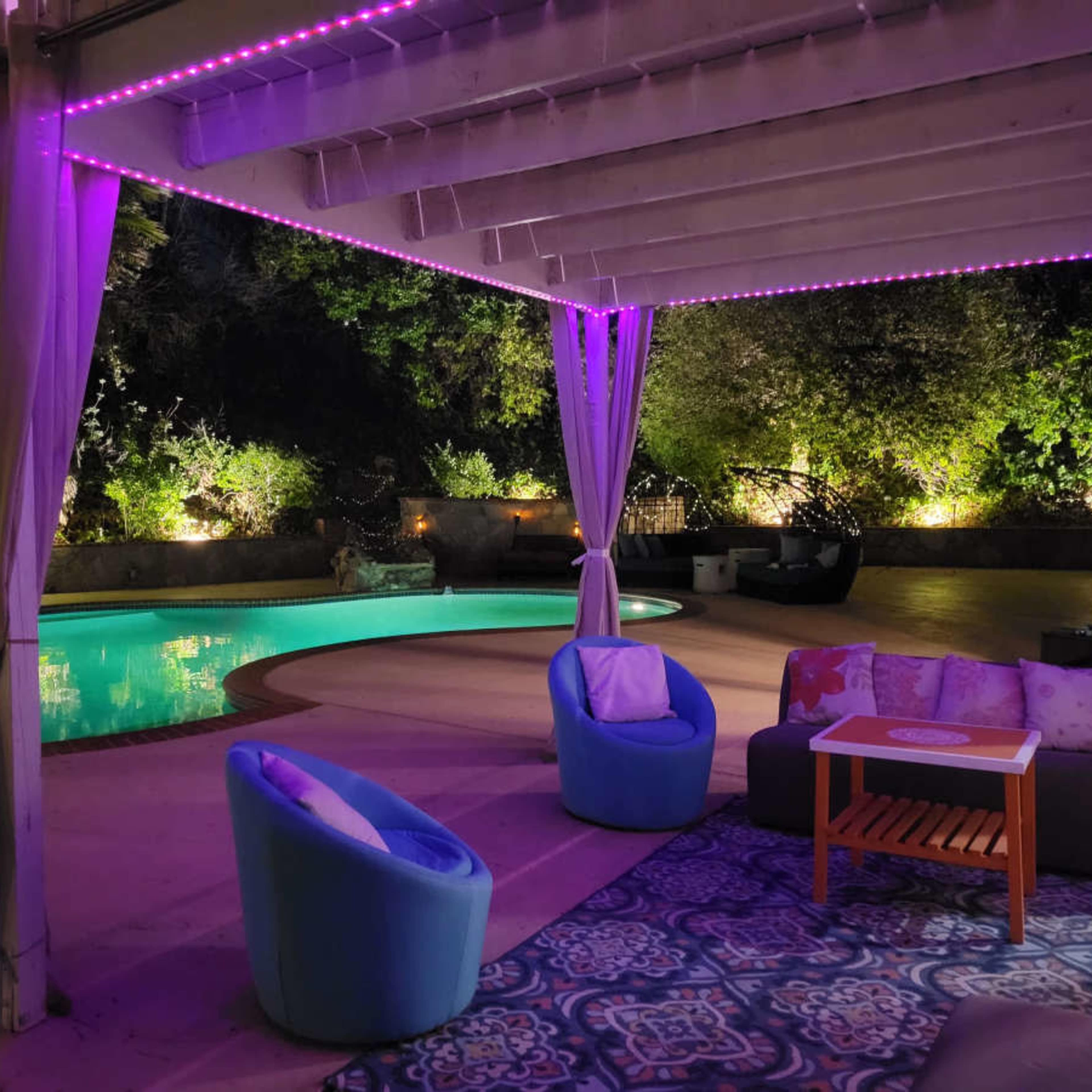 The Violet Lounge - Backyard + full downstairs Image in Woodland Hills, Los Angeles, CA