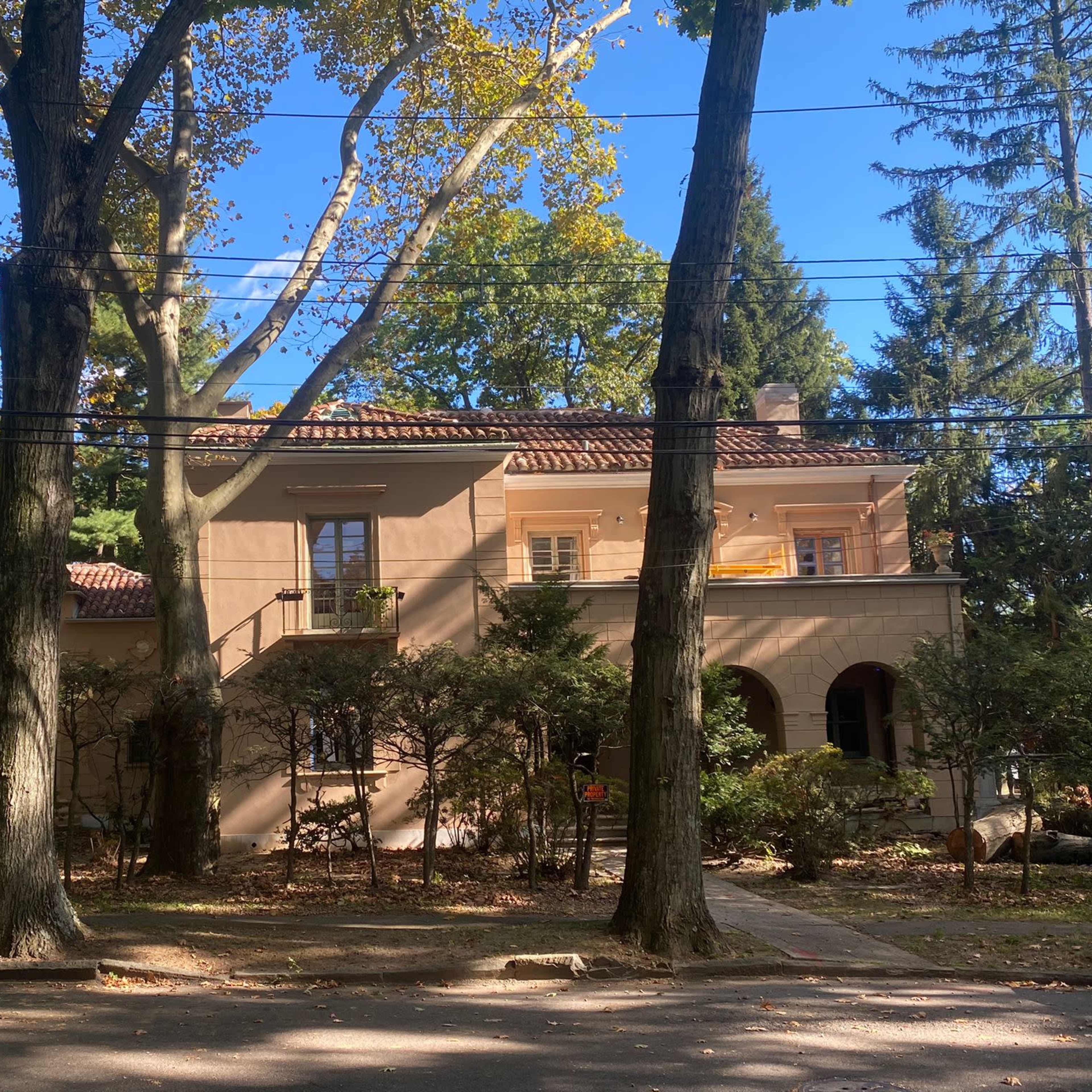 Italian Mansion in Riverdale with bomb shelter Image in West Bronx, Bronx County, NY