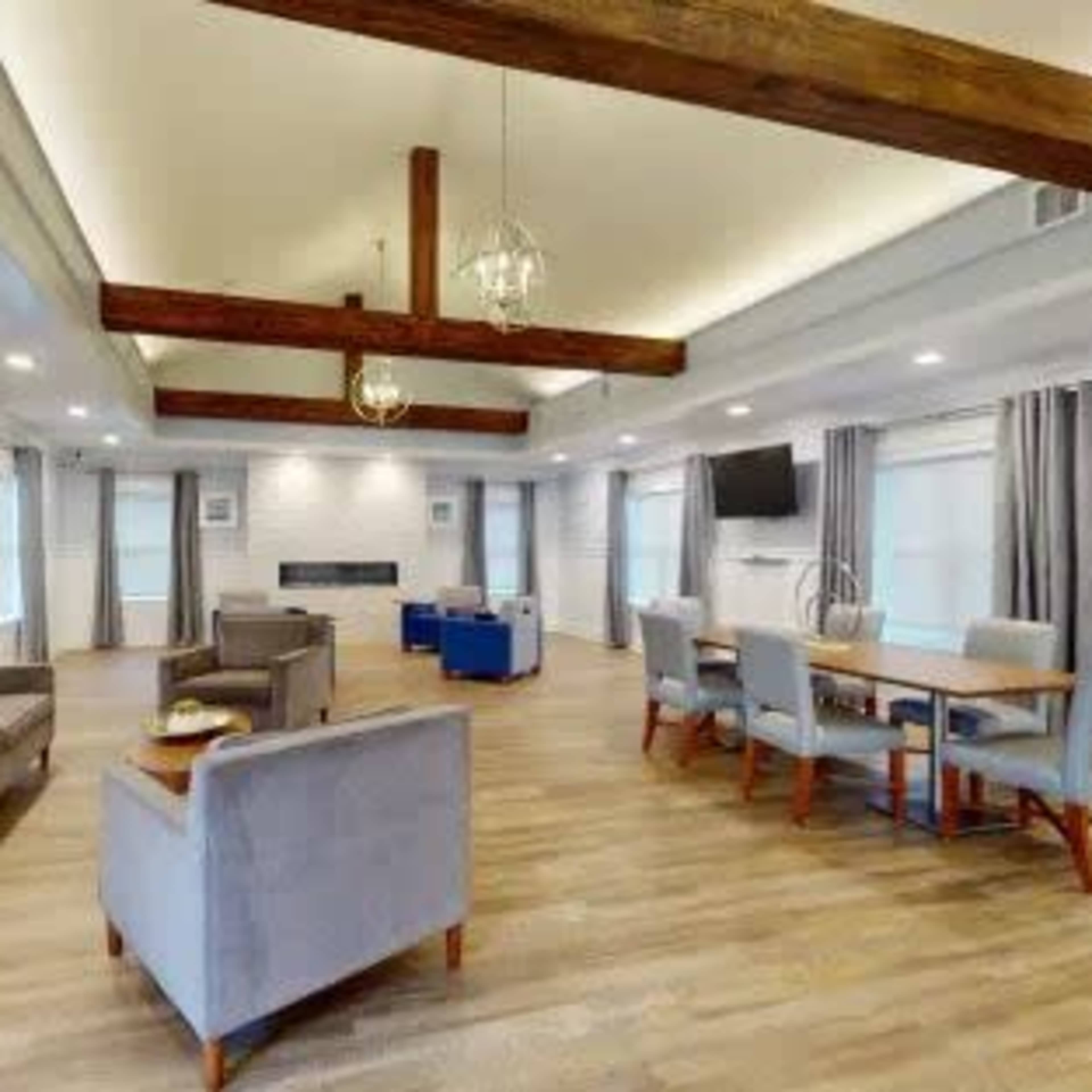 Light, Modern Club Room in Norwood Image in Norwood, Norwood, MA