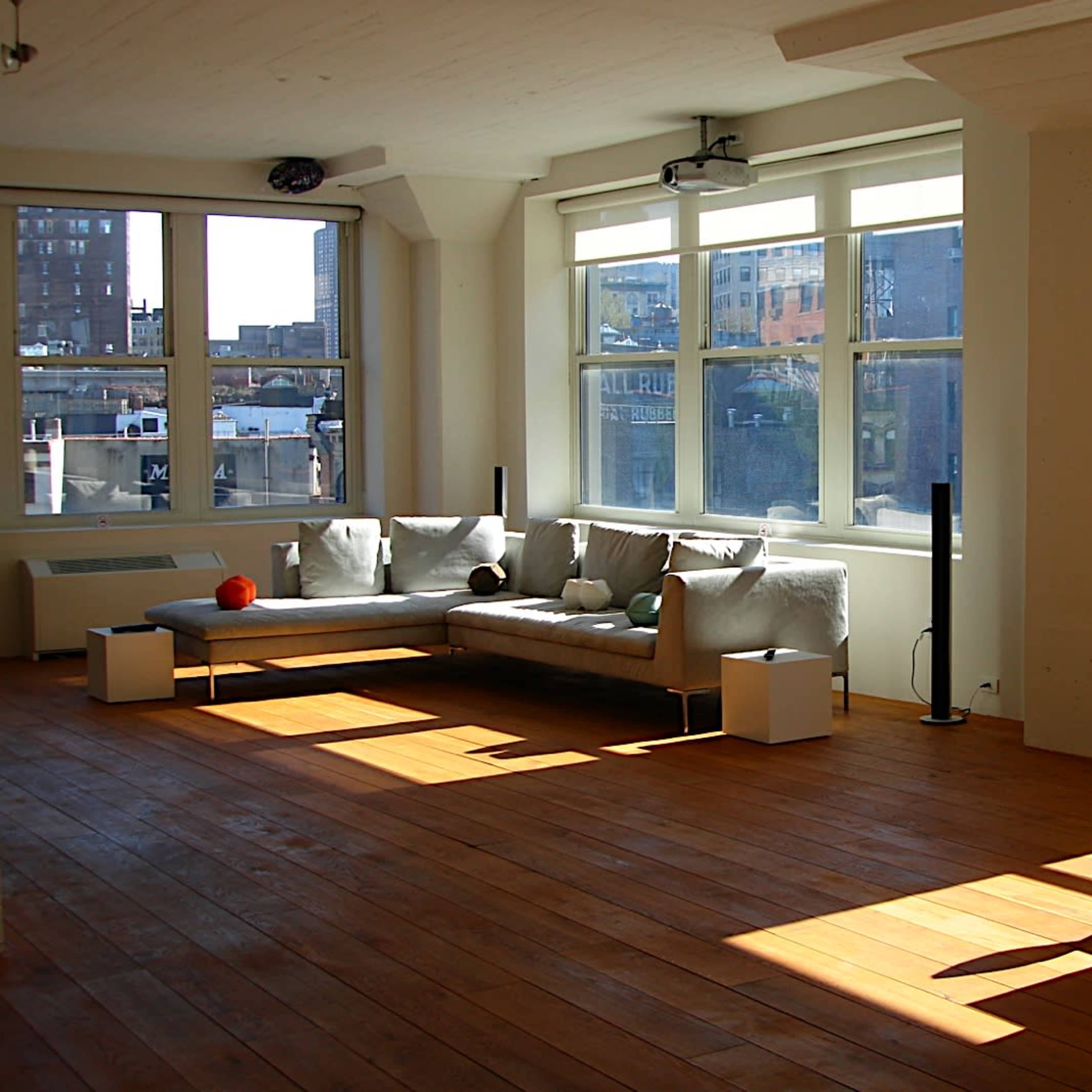 Tribeca corner loft flooded with light Image in Lower Manhattan, New York, NY