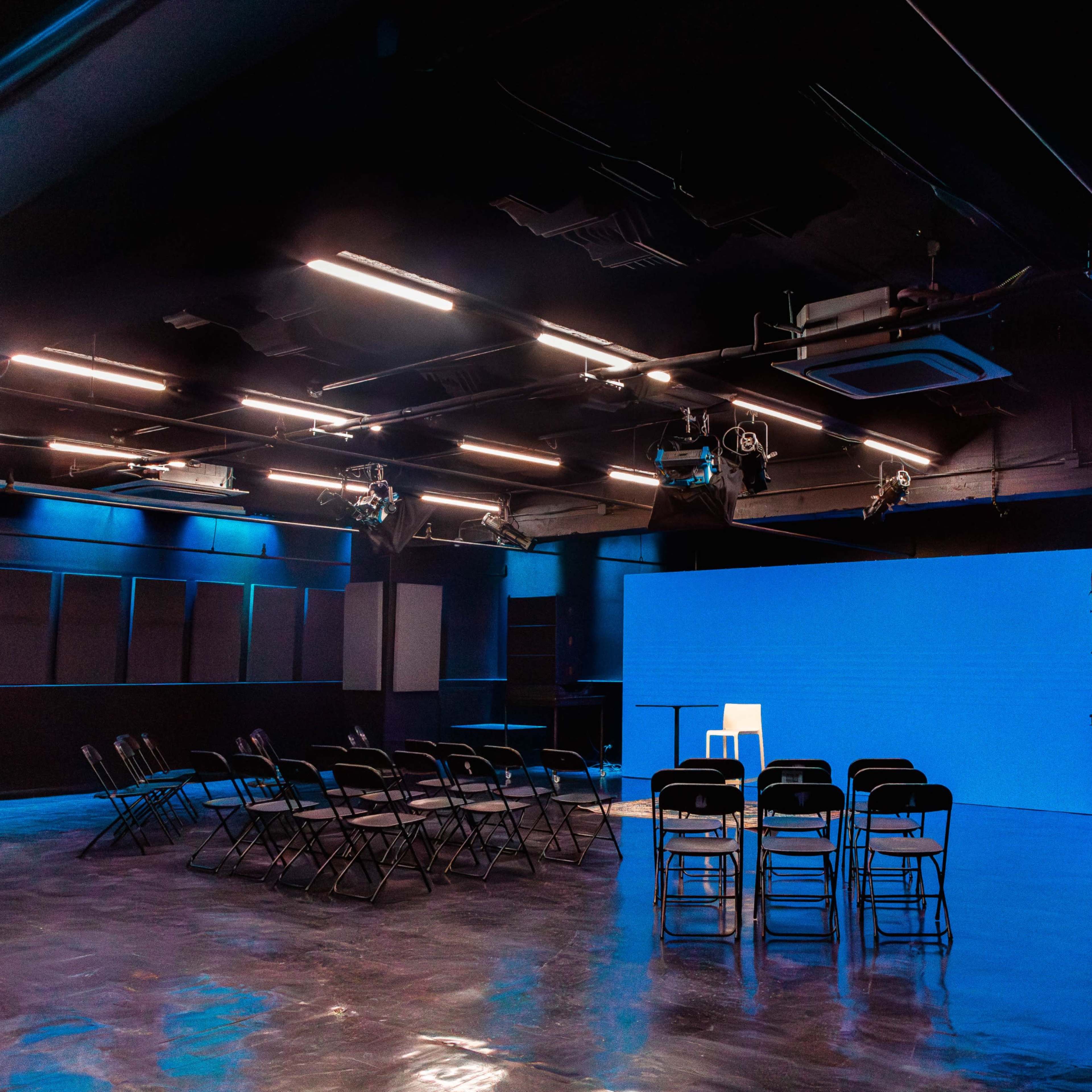 Flexible Black Box Studio - Video | Music | Film | Podcast | Event Image in Midtown Manhattan, New York, NY