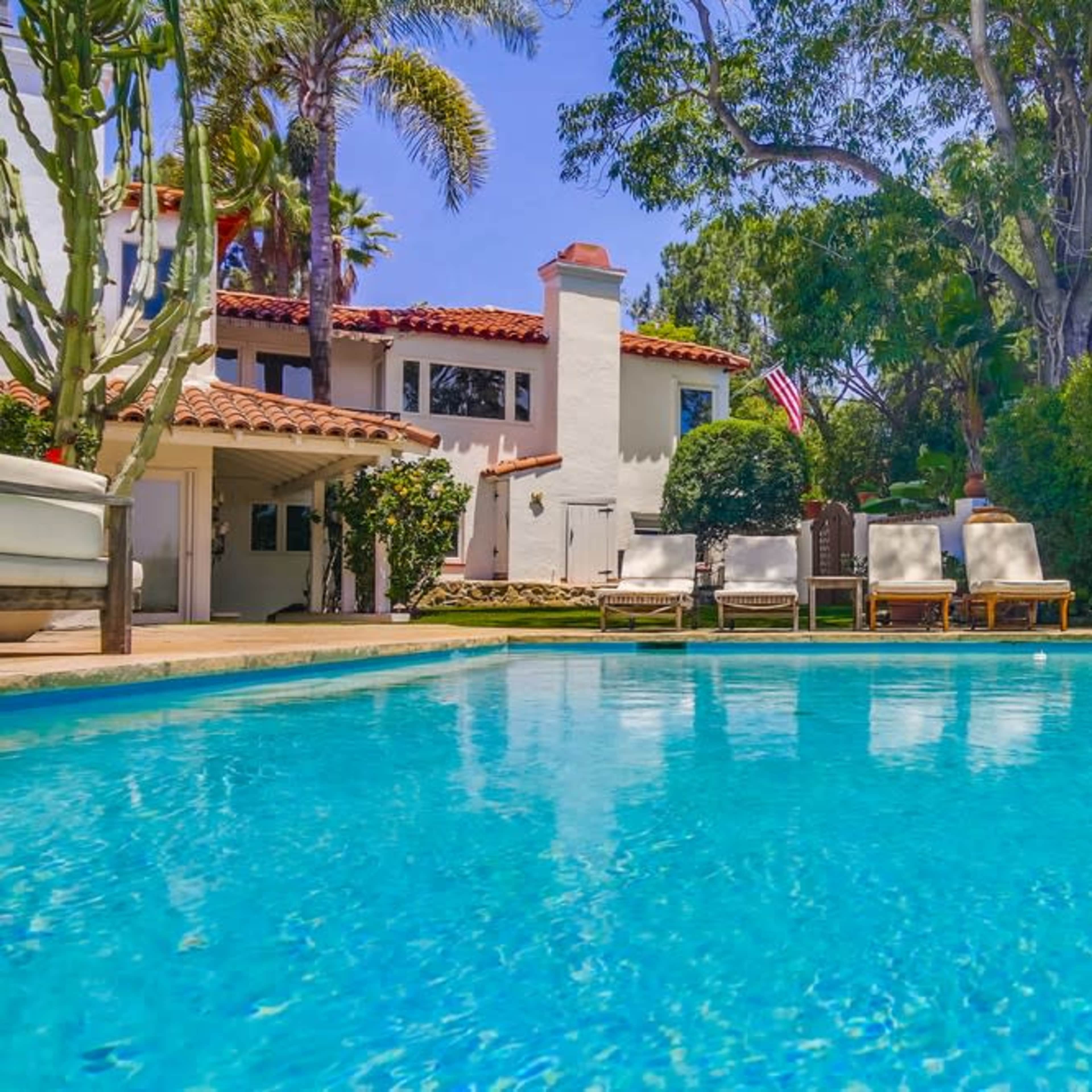 1930's Old Hollywood Spanish Estate with Pool in Mt. Helix Image in Casa de Oro-Mount Helix, La Mesa, CA