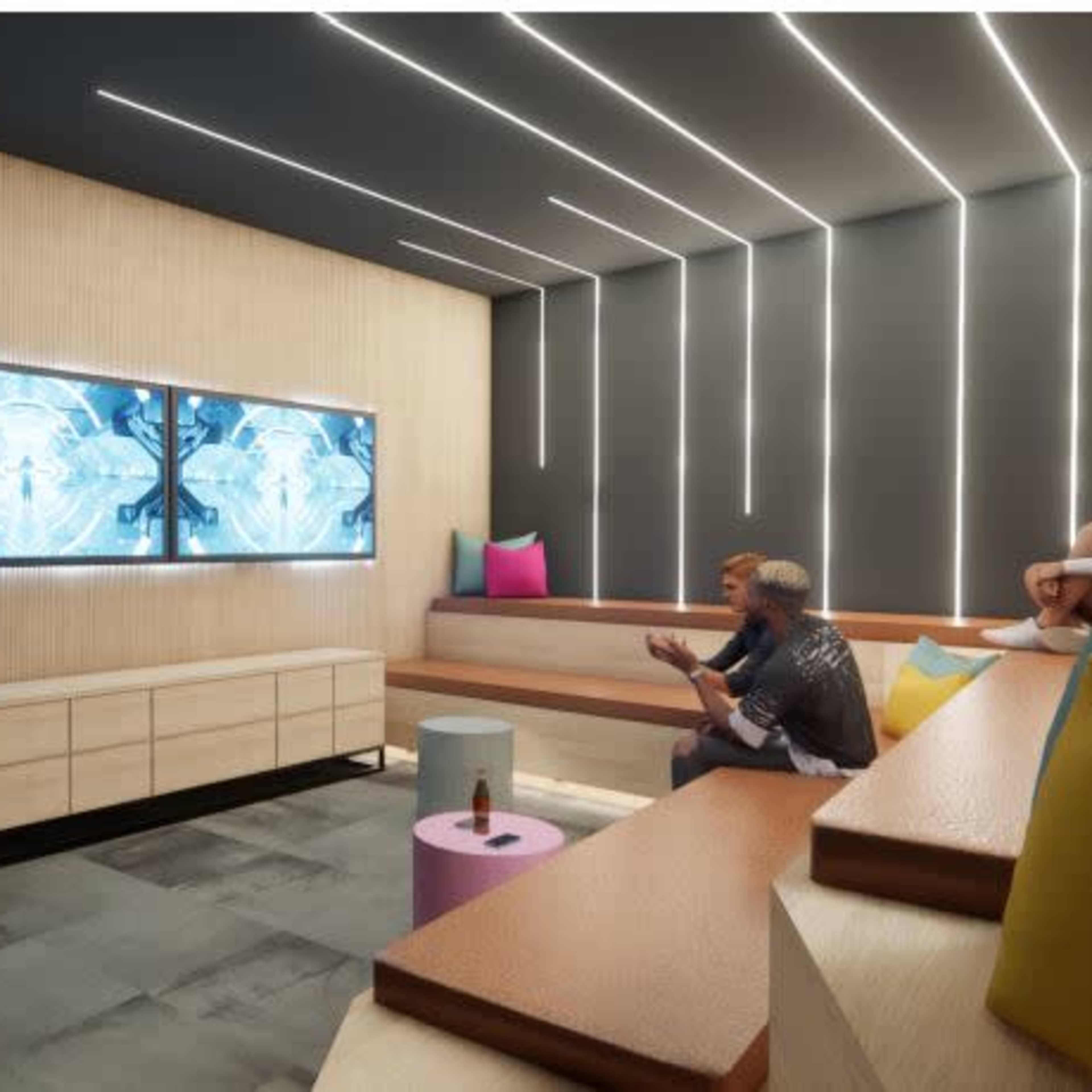 Gaming/ Media Lounge Image in Lakewood, Lakewood, OH