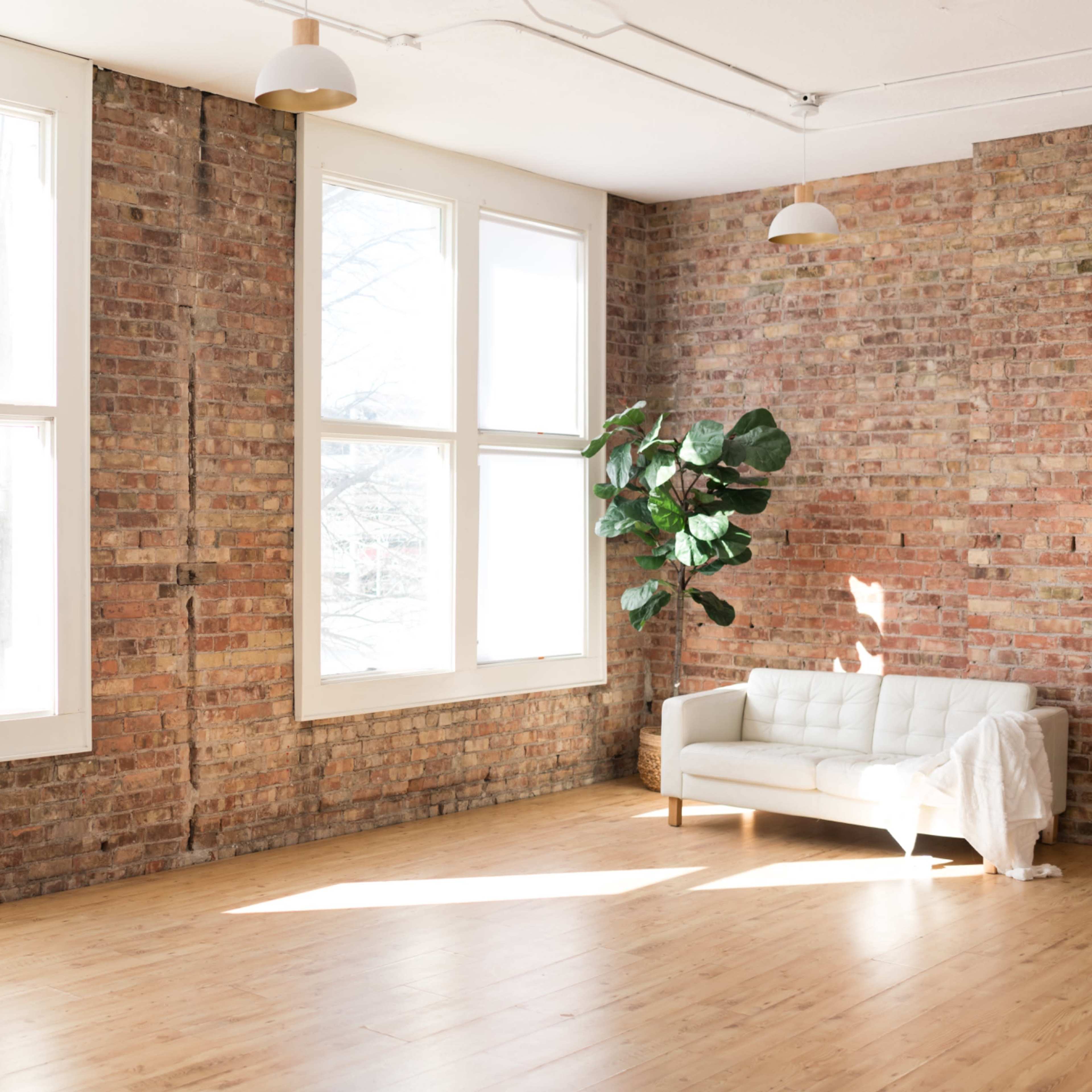 Downtown studio, natural brick & 9ft windows Image in Downtown, Salt Lake City, UT