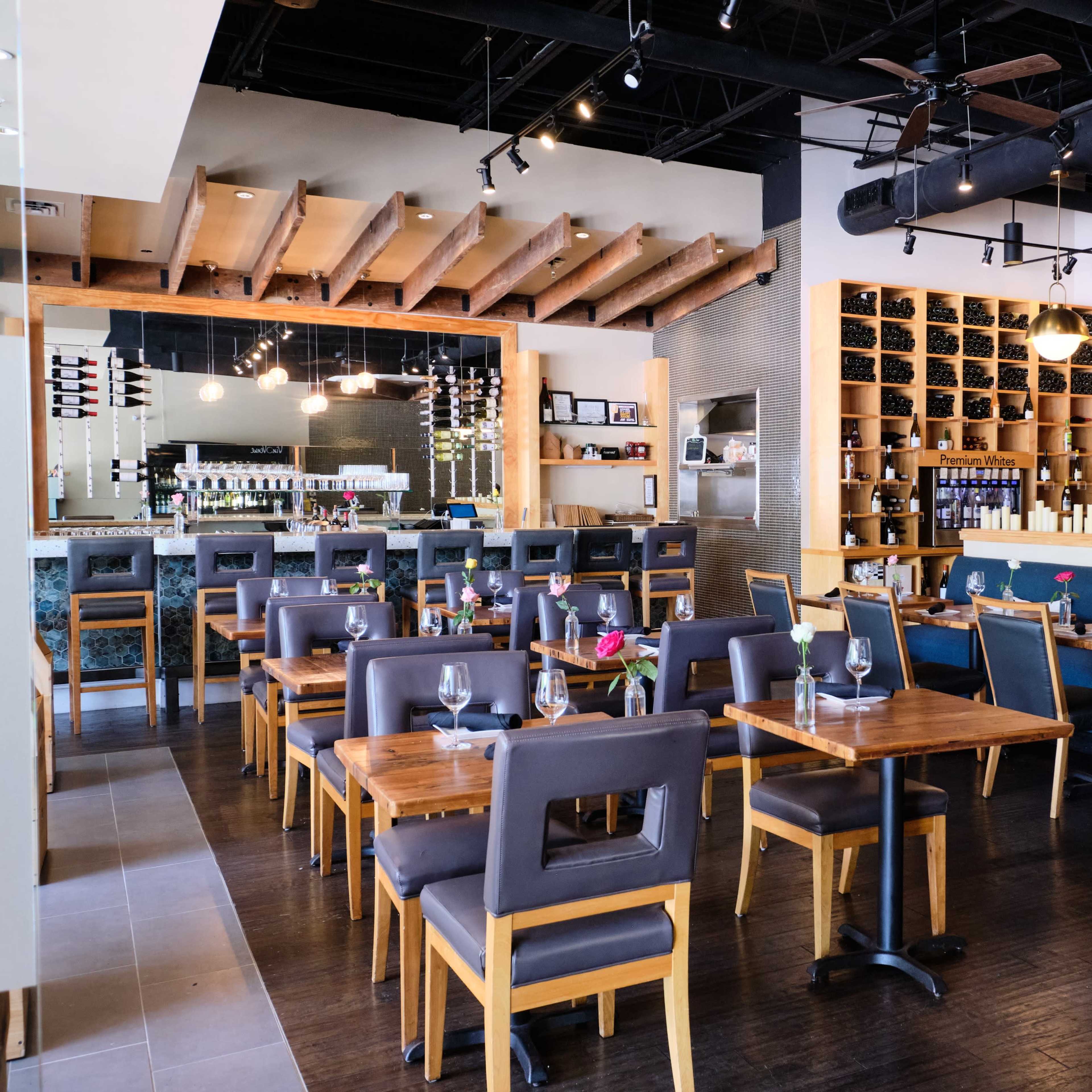 Trendy & Wine Focused Restuarant, Kitchen, and Event Space Image in Dunwoody, Atlanta, GA